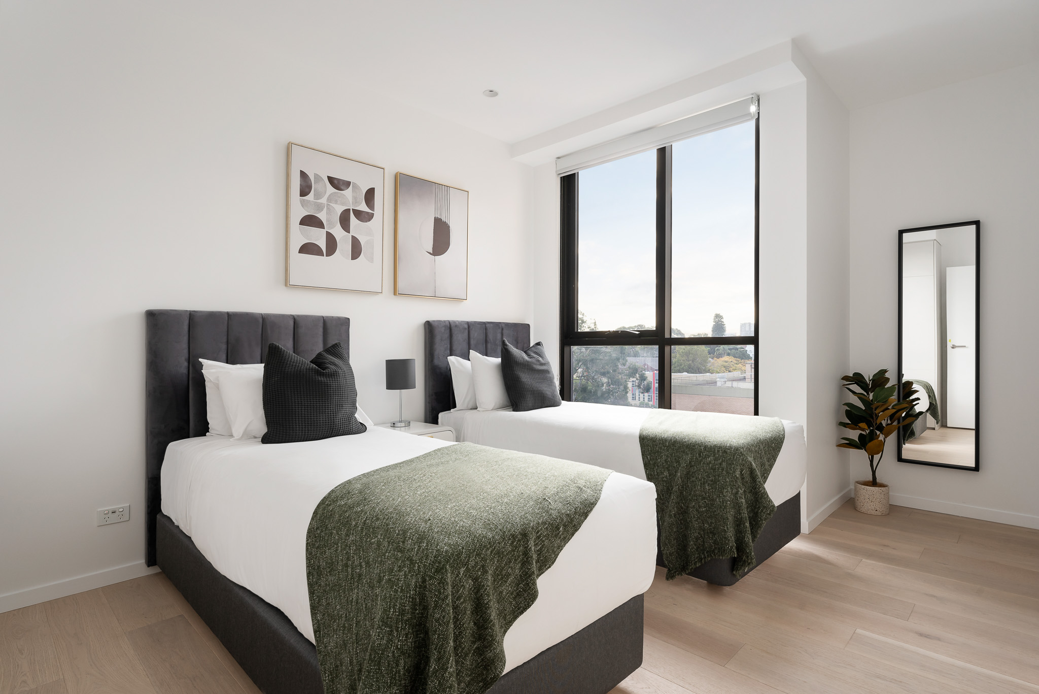 Bedroom - Three Bedroom Apartment - Urban Rest - North Sydney Apartments - Sydney