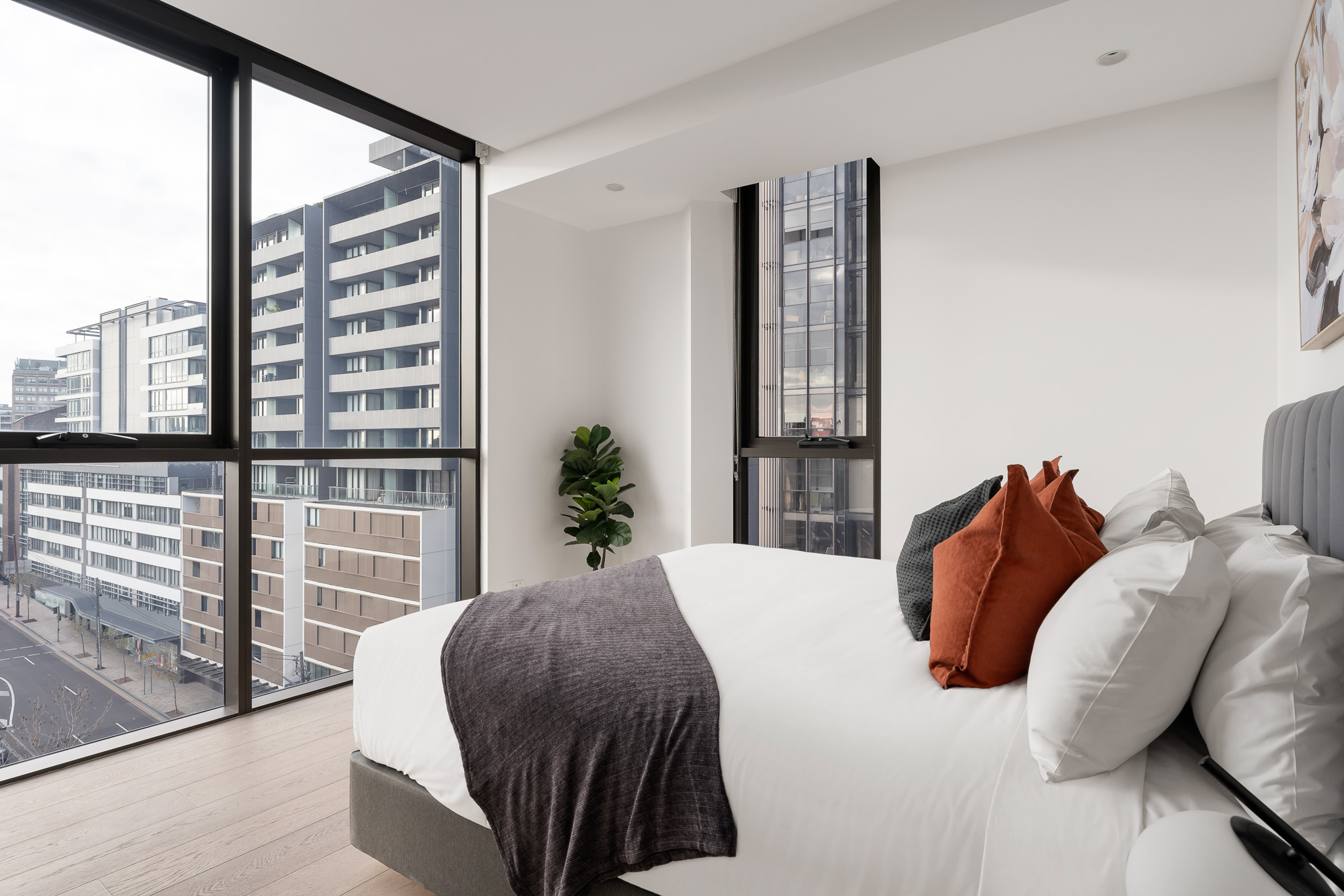 Bedroom - Three Bedroom Apartment - Urban Rest - North Sydney Apartments - Sydney