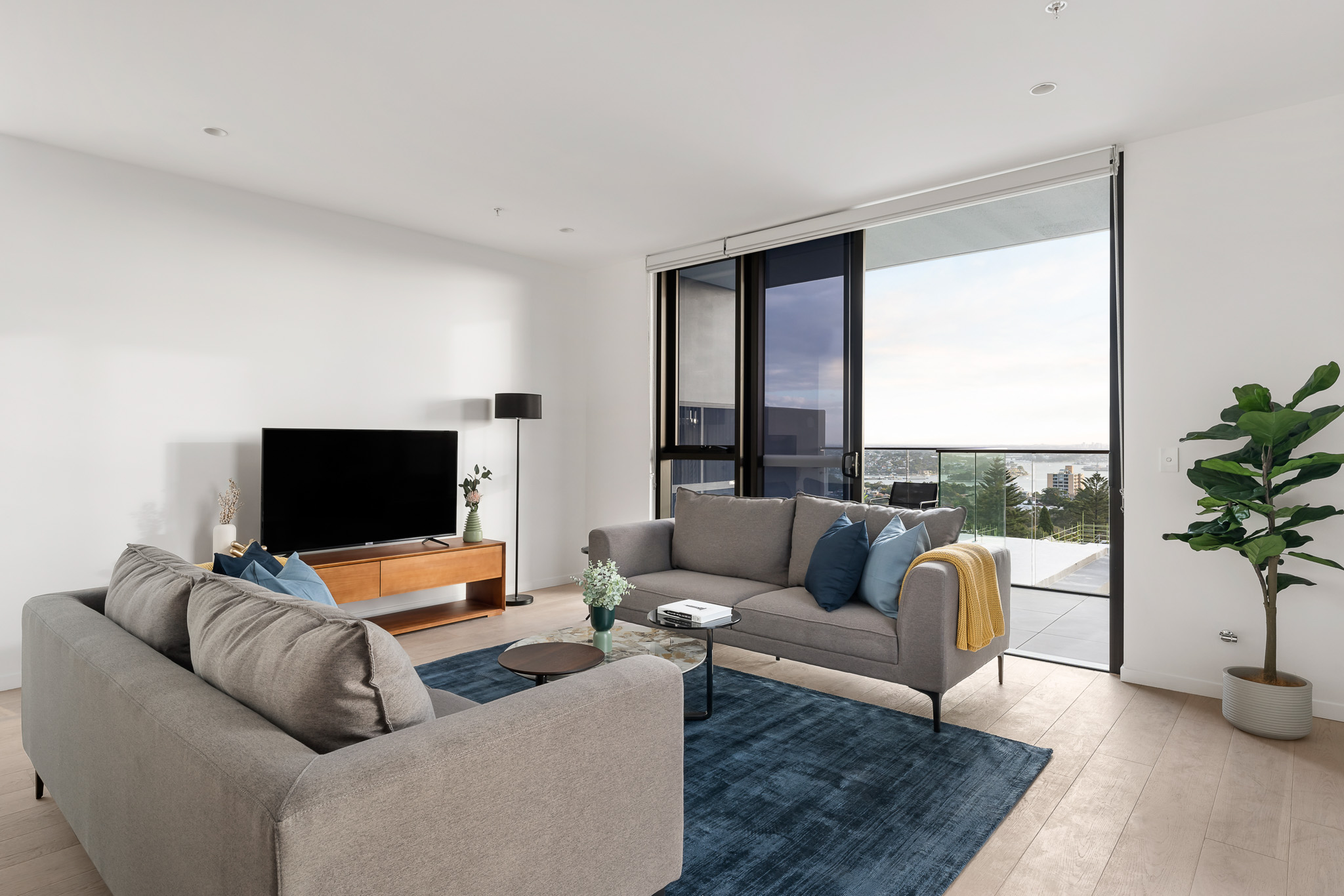 Lounge - Three Bedroom Apartment - Urban Rest - North Sydney Apartments - Sydney