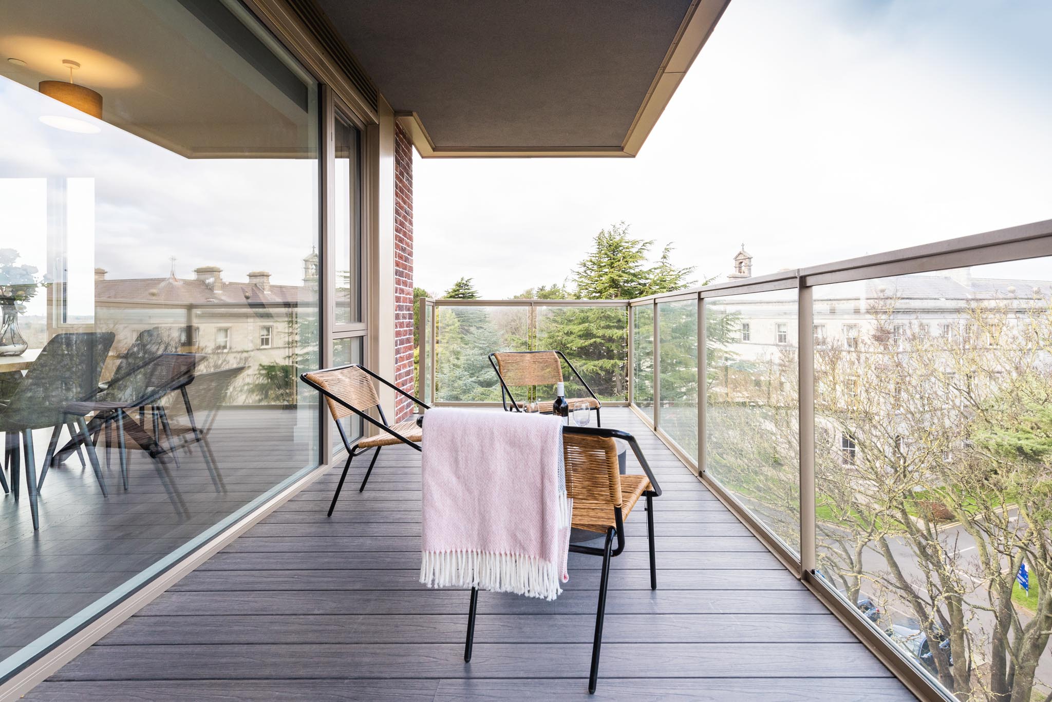 Private Balcony - Three Bedroom Apartment - Urban Rest- Griffith Wood Dublin