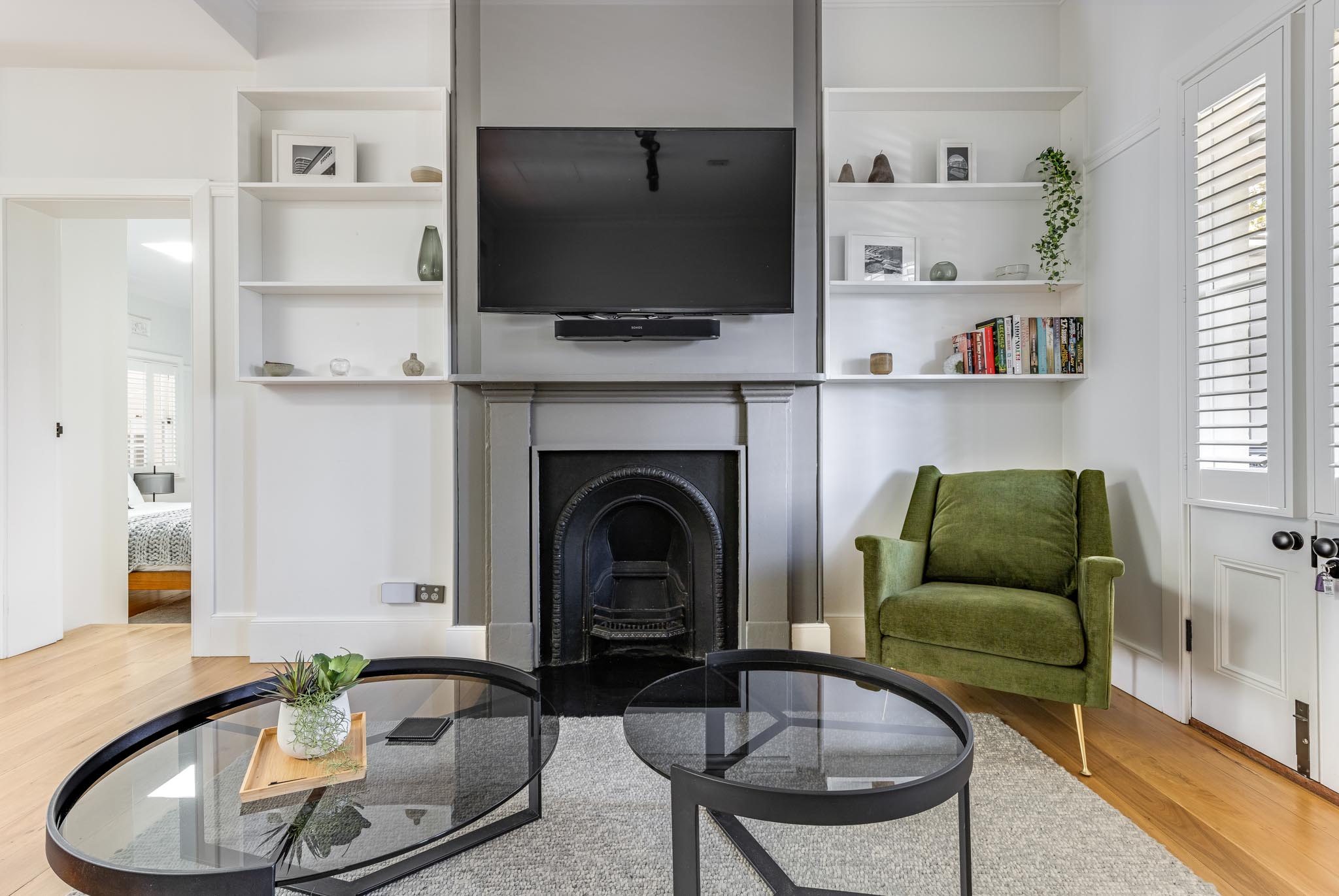 Fire Pit, One Bedroom Apartment at Barangaroo Park Apartments by Urban Rest, Sydney