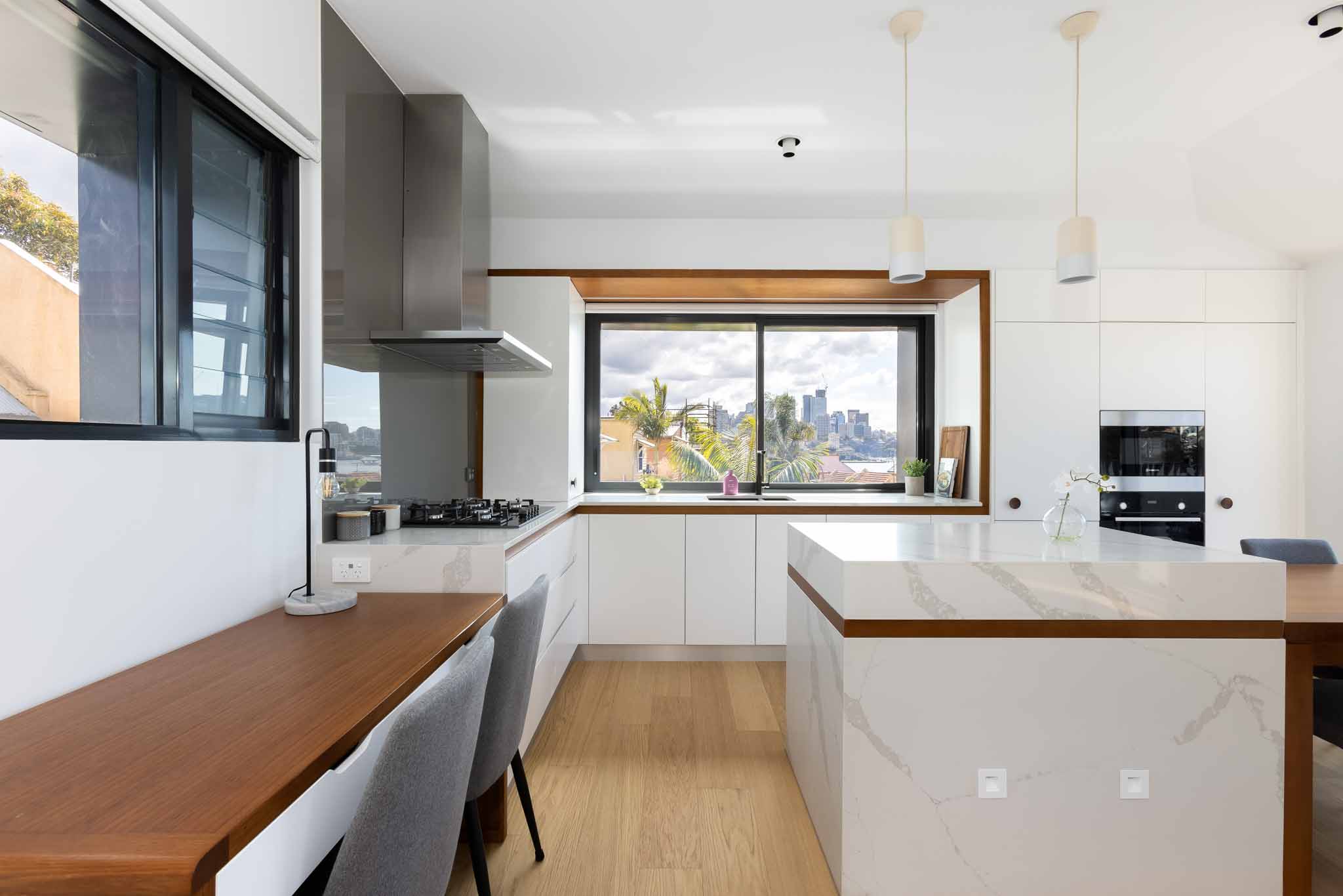 Kitchen - Two Bedroom Penthouse - Urban Rest - Barangaroo Park Apartments - Sydney