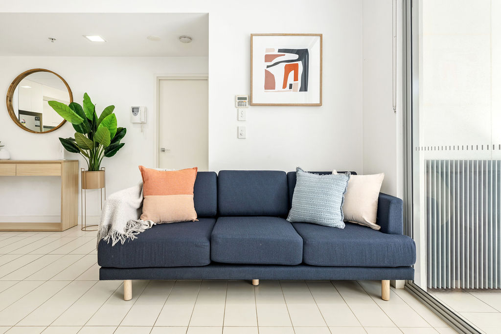 Lounge - One Bedroom Apartment With Parking - Urban Rest - Alta Apartments - Sydney