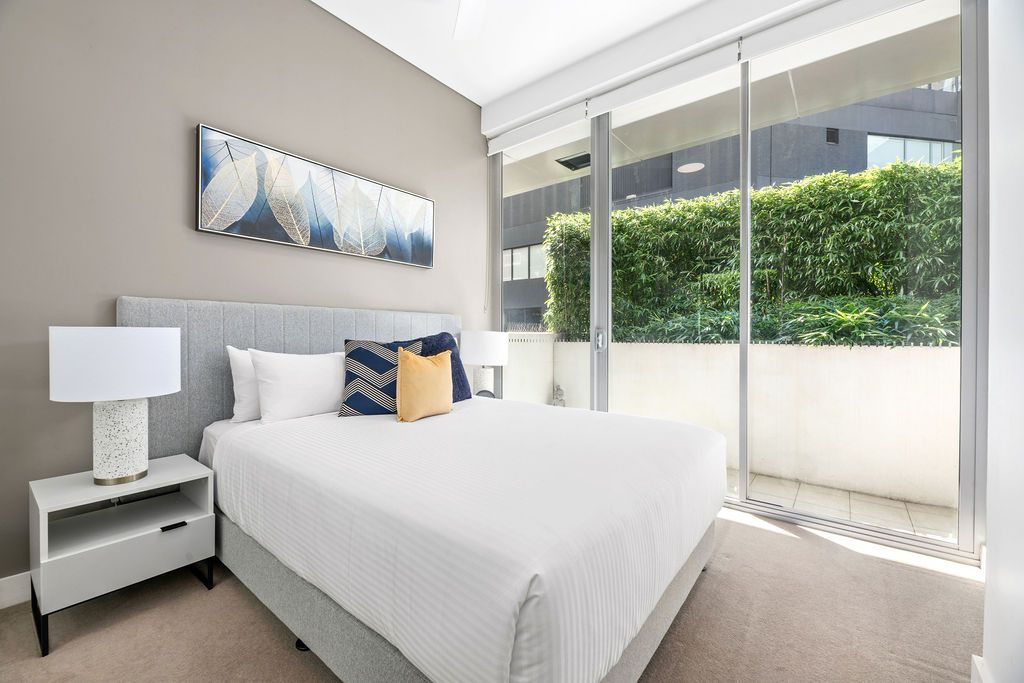 Bedroom - One Bedroom Apartment With Parking - Urban Rest - Alta Apartments - Sydney