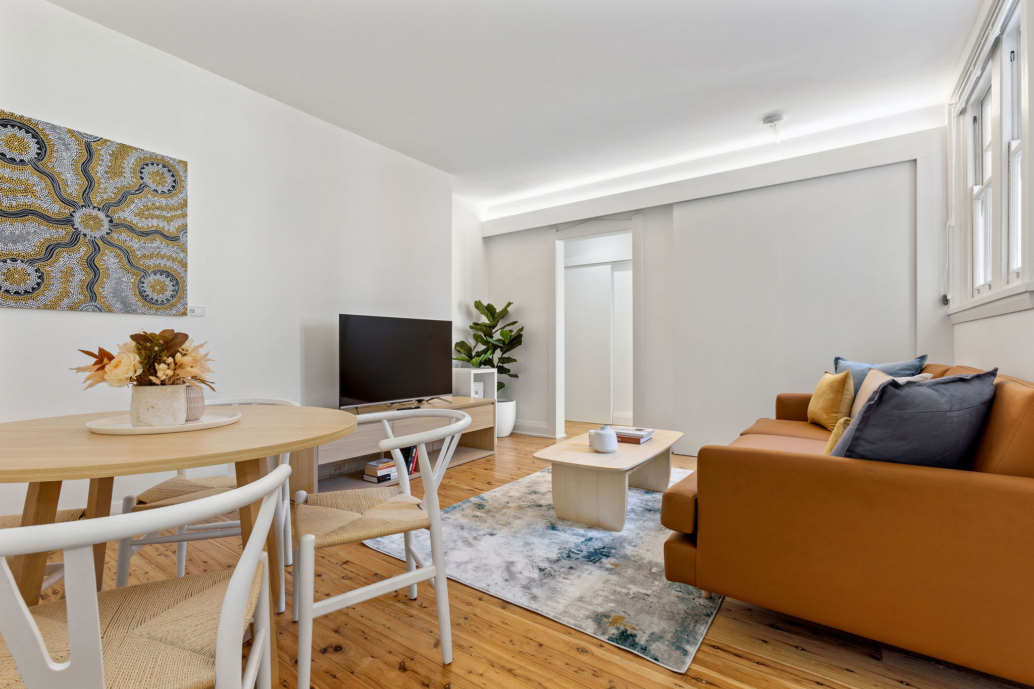 Lounge - Two Bedroom Apartment - Urban Rest - Mulwarree Ave Apartments - Sydney