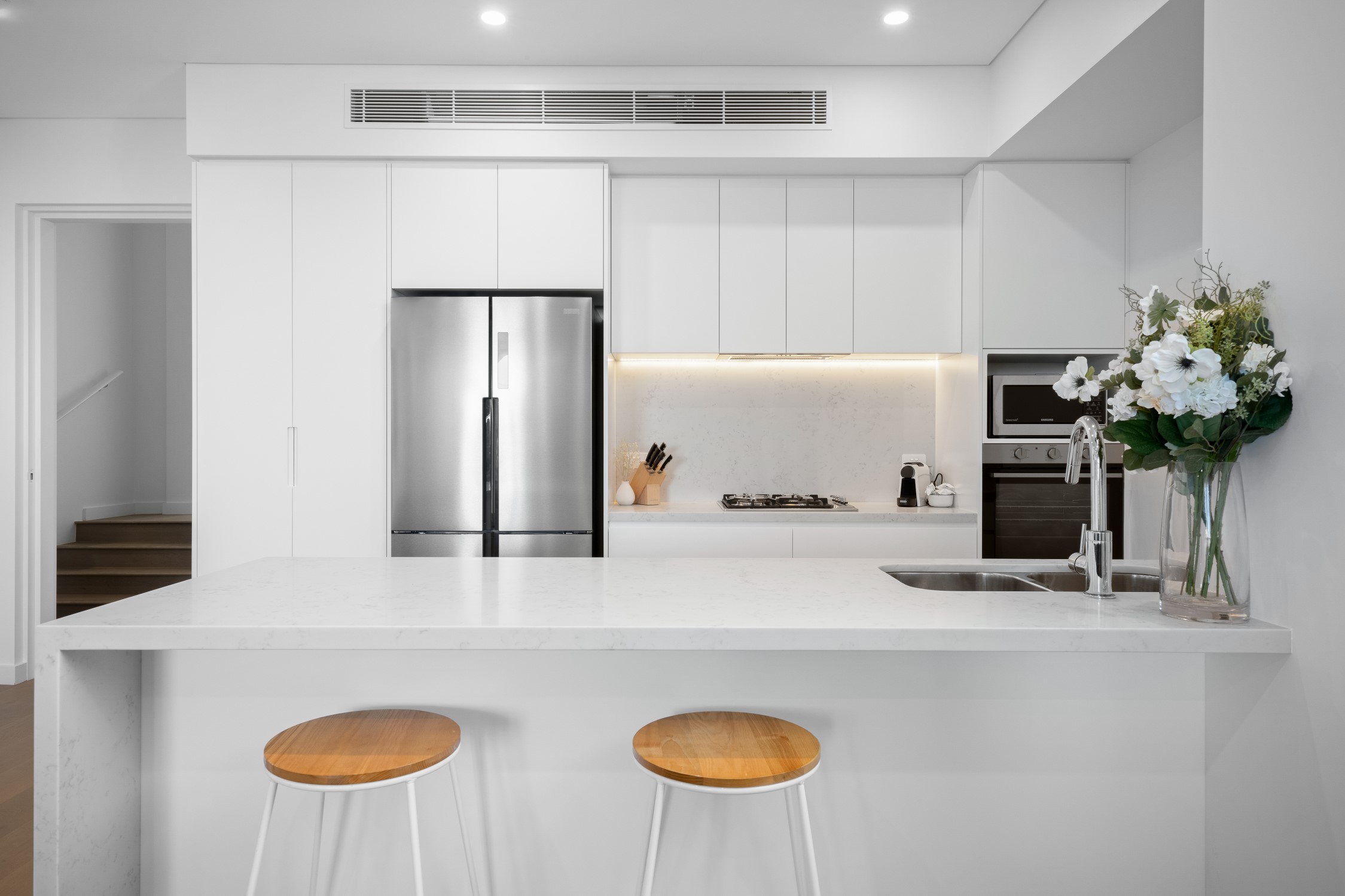 Kitchen - Two Bedroom Penthouse at Azure Apartments by Urban Rest - Sydney