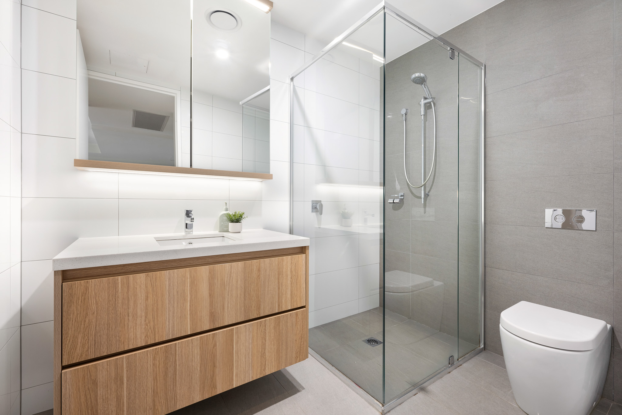 Bathroom - One  Bedroom Apartment - Kerridge Street Apartments - Canberra - Urban Rest