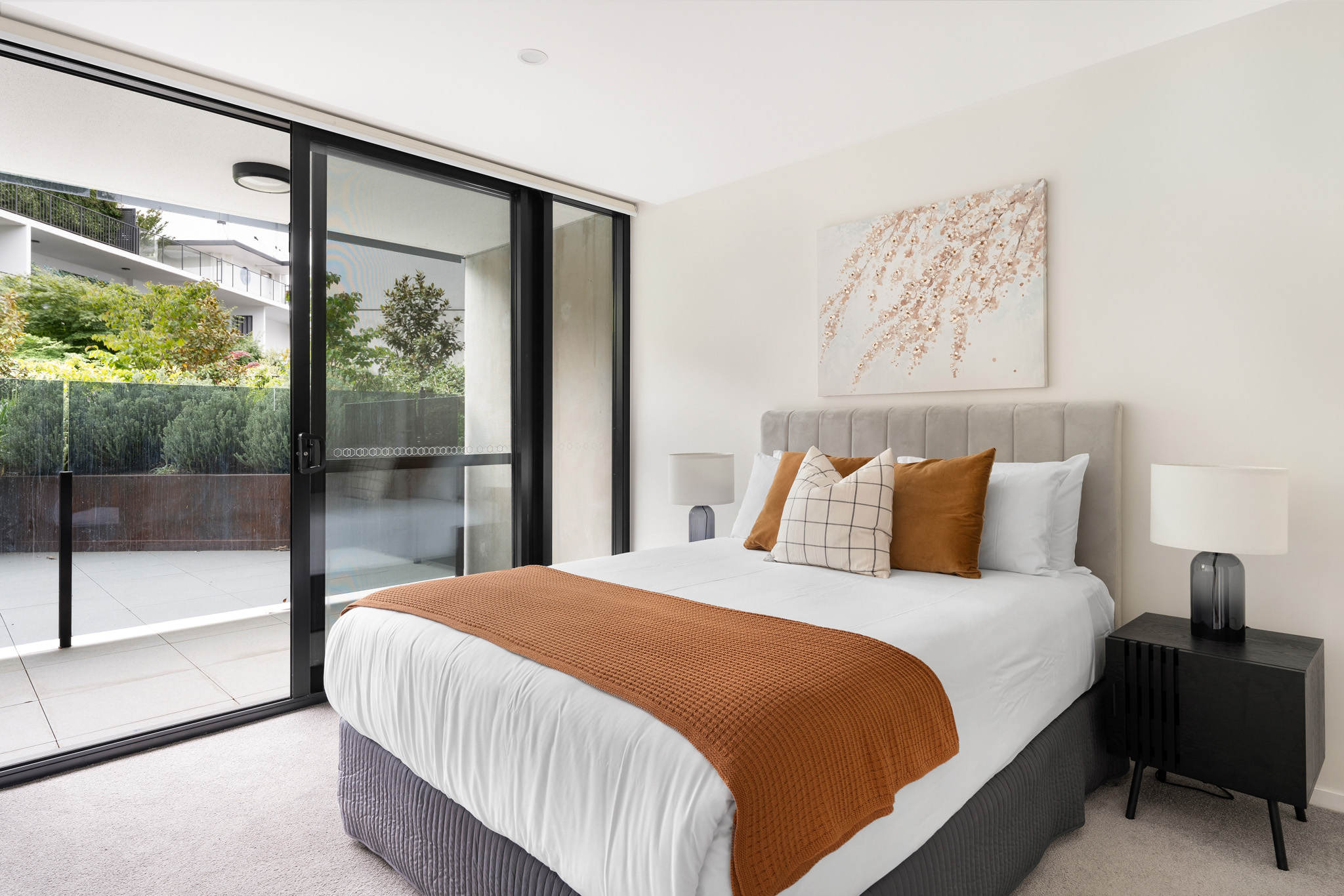 Bedroom - One  Bedroom Apartment - Kerridge Street Apartments - Canberra - Urban Rest