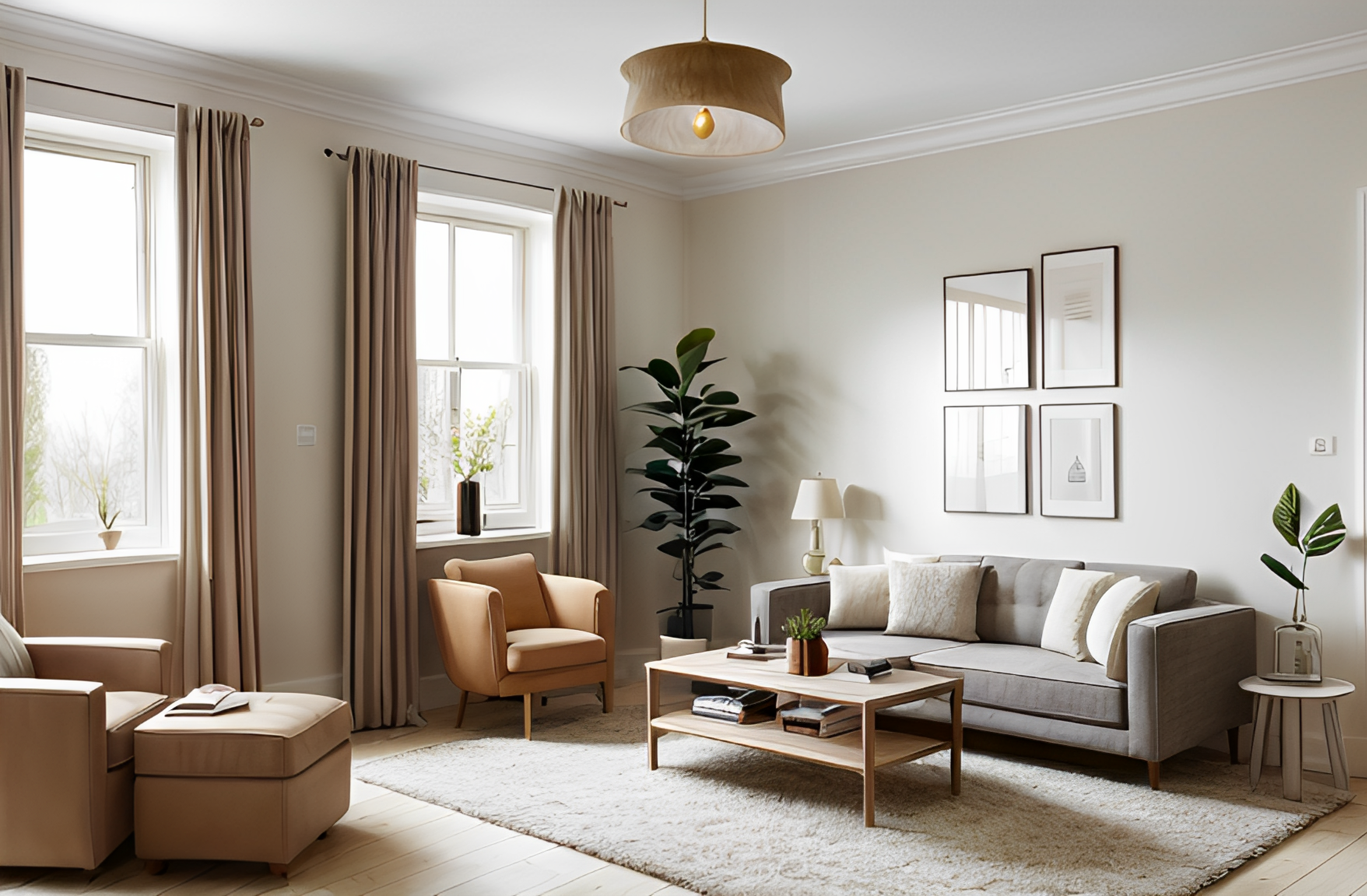 Living Room, One Bedroom Apartment at Urban Rest Merrion Square, Dublin