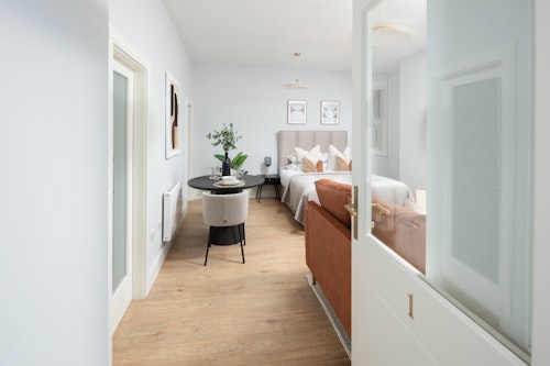 Living Area - One Bedroom Apartment - Urban Rest Merrion Square - Dublin