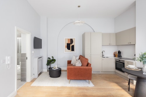 Kitchen - One Bedroom Apartment - Urban Rest Merrion Square - Dublin