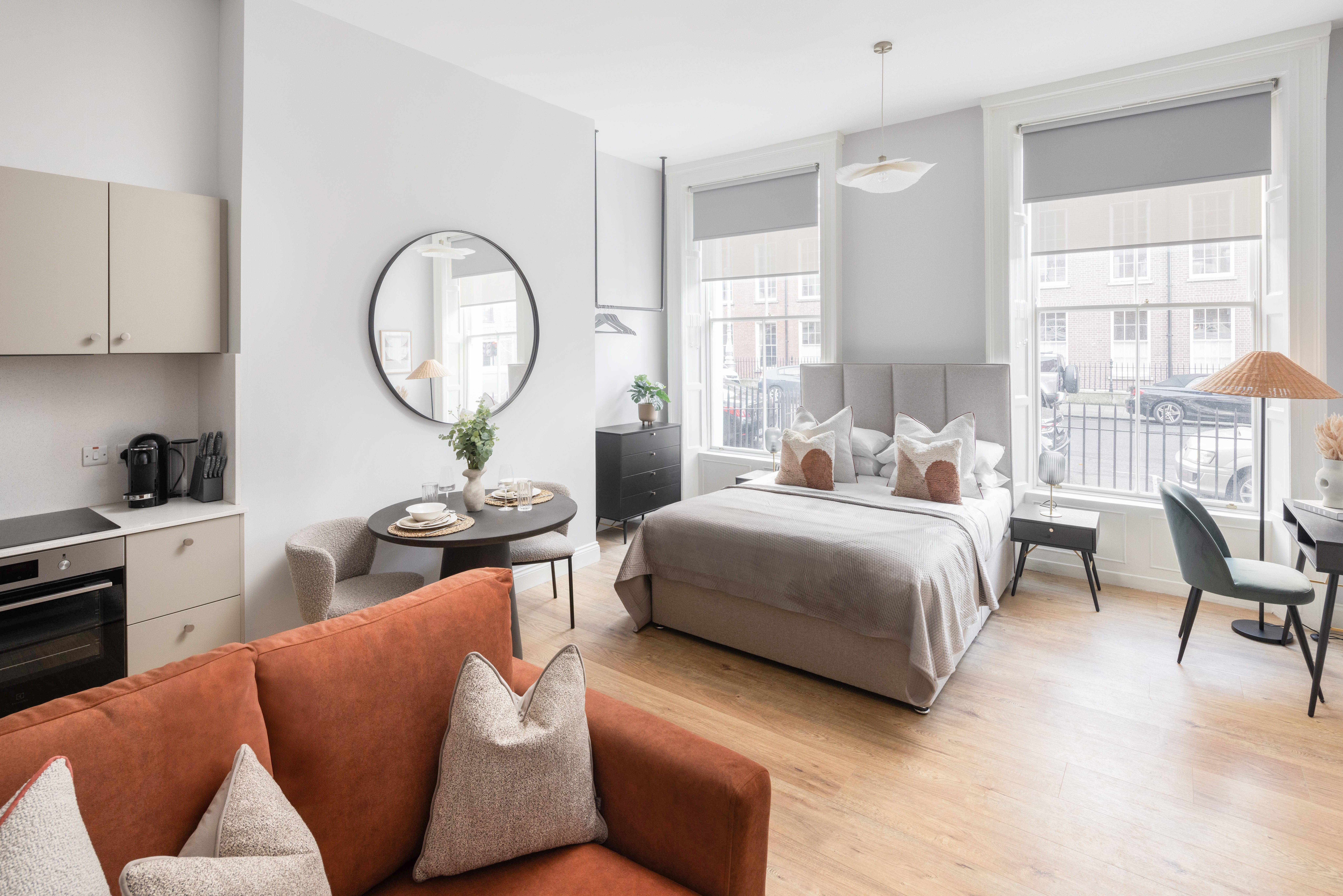 Bedroom - One Bedroom Apartment - Urban Rest Merrion Square - Dublin
