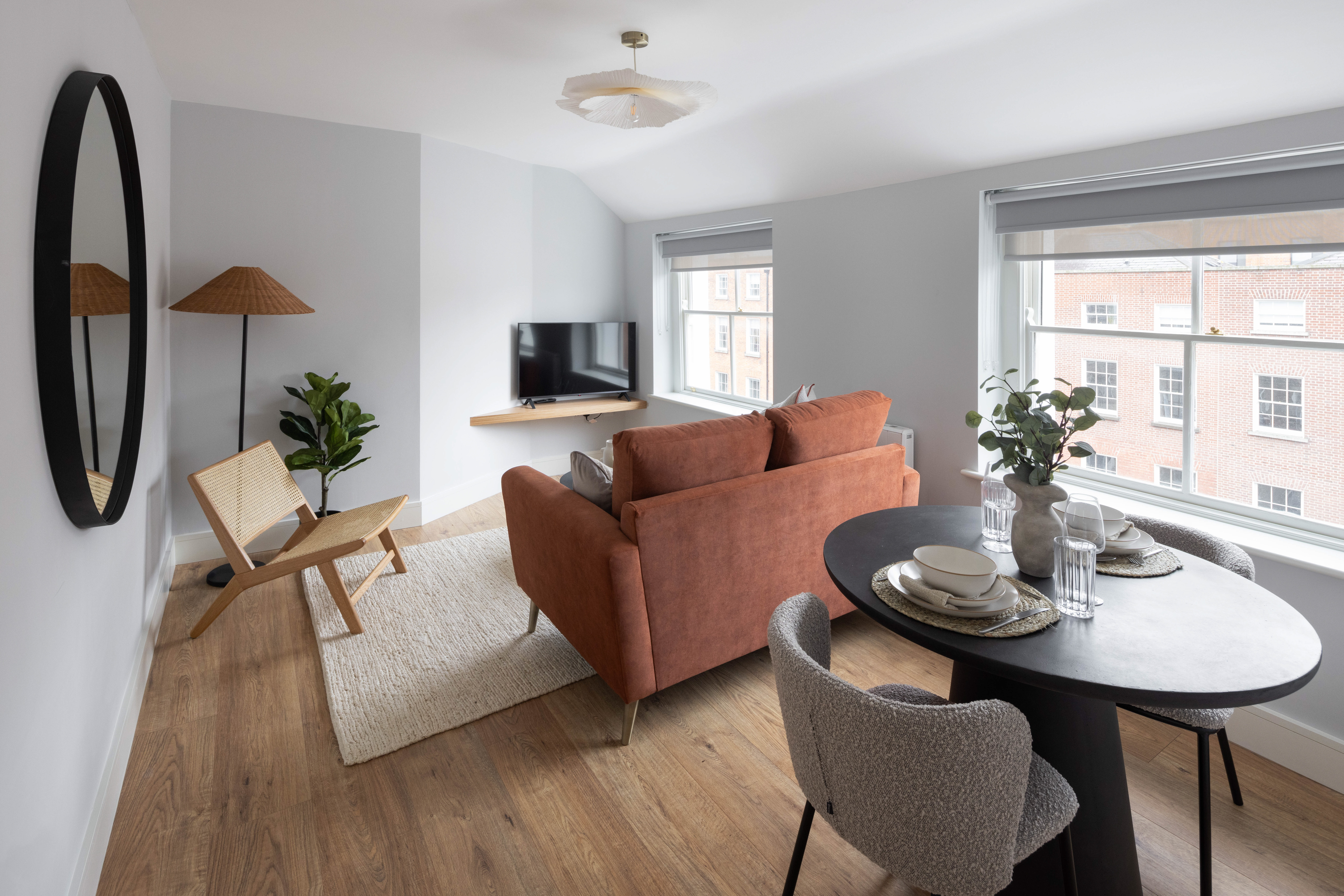 Living Room - One Bedroom Apartment - Urban Rest Merrion Square - Dublin