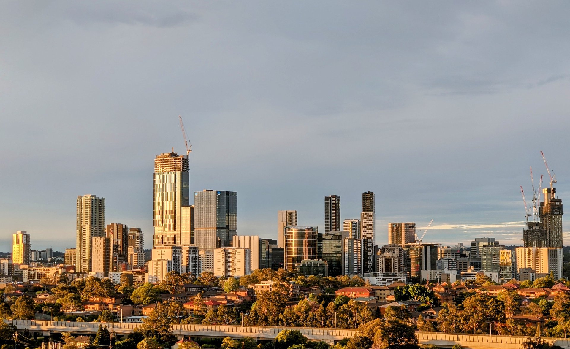 Parramatta CBD Skyline, Sydney, Australia