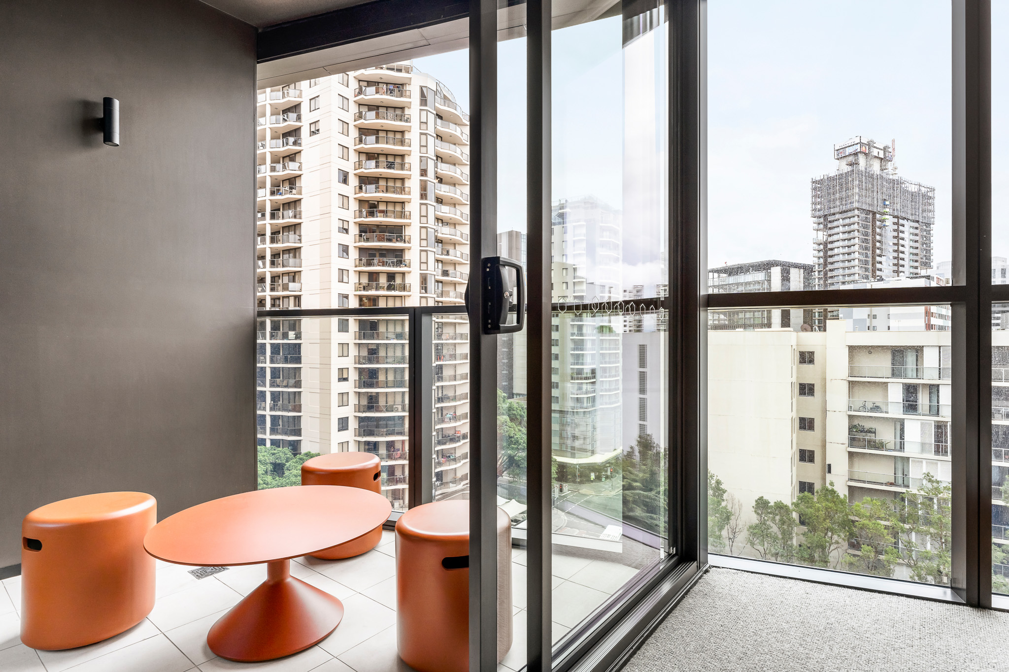 Balcony - Studio Apartment - Urban Rest Parramatta - Sydney