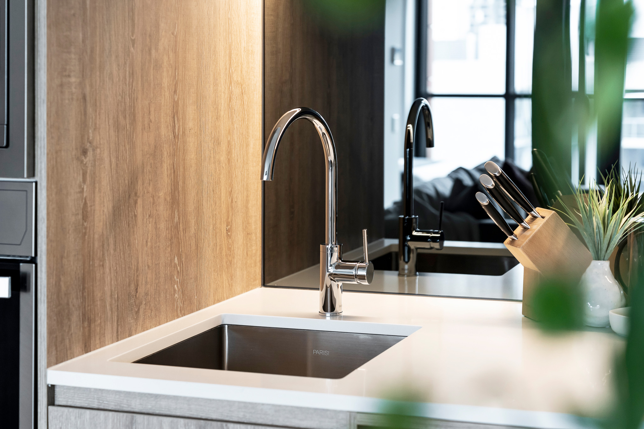 Kitchen Detail, Studio Apartment at Urban Rest Parramatta, Sydney