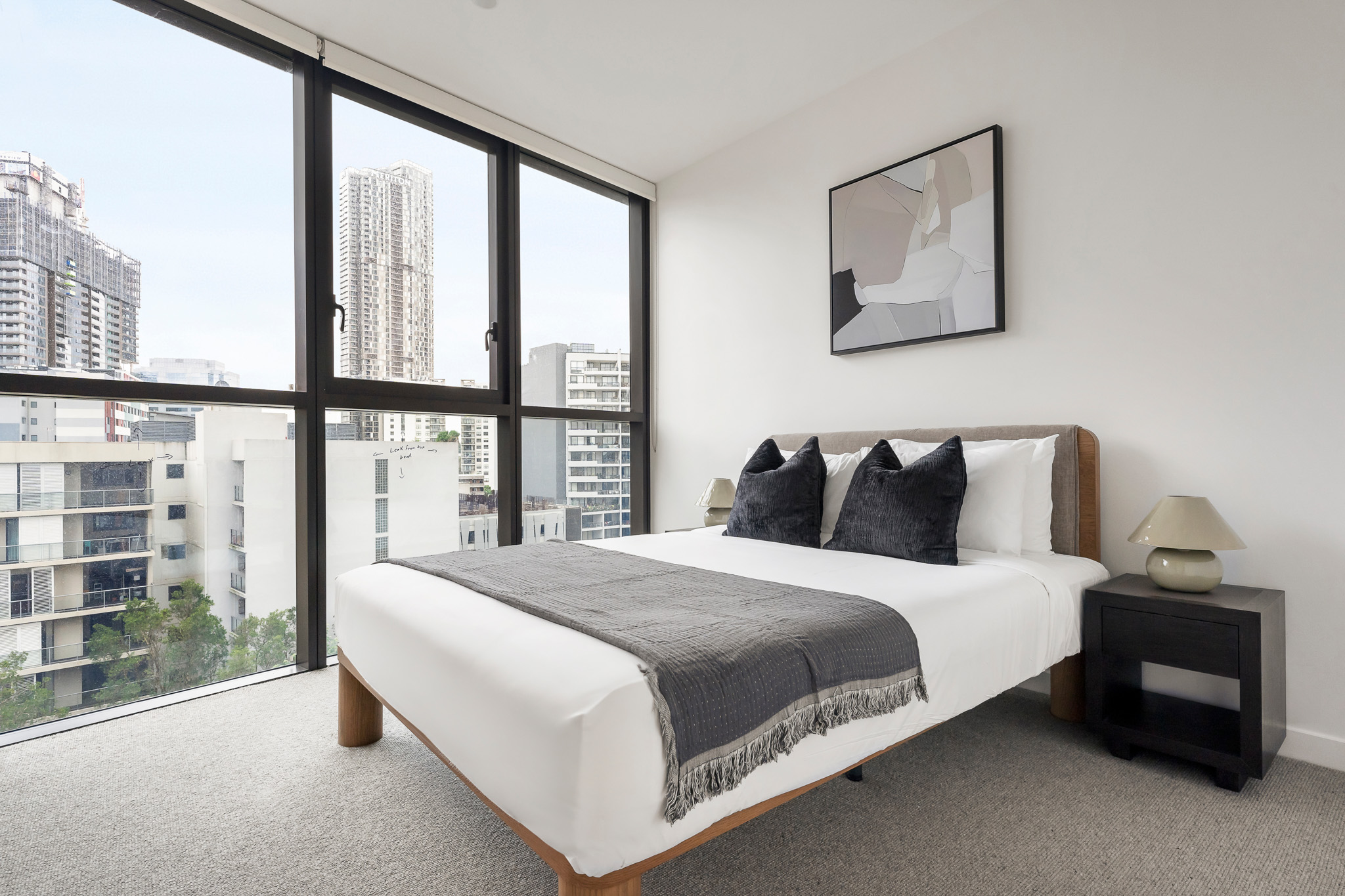 Bedroom - Three Bedroom Apartment - Urban Rest Parramatta - Sydney