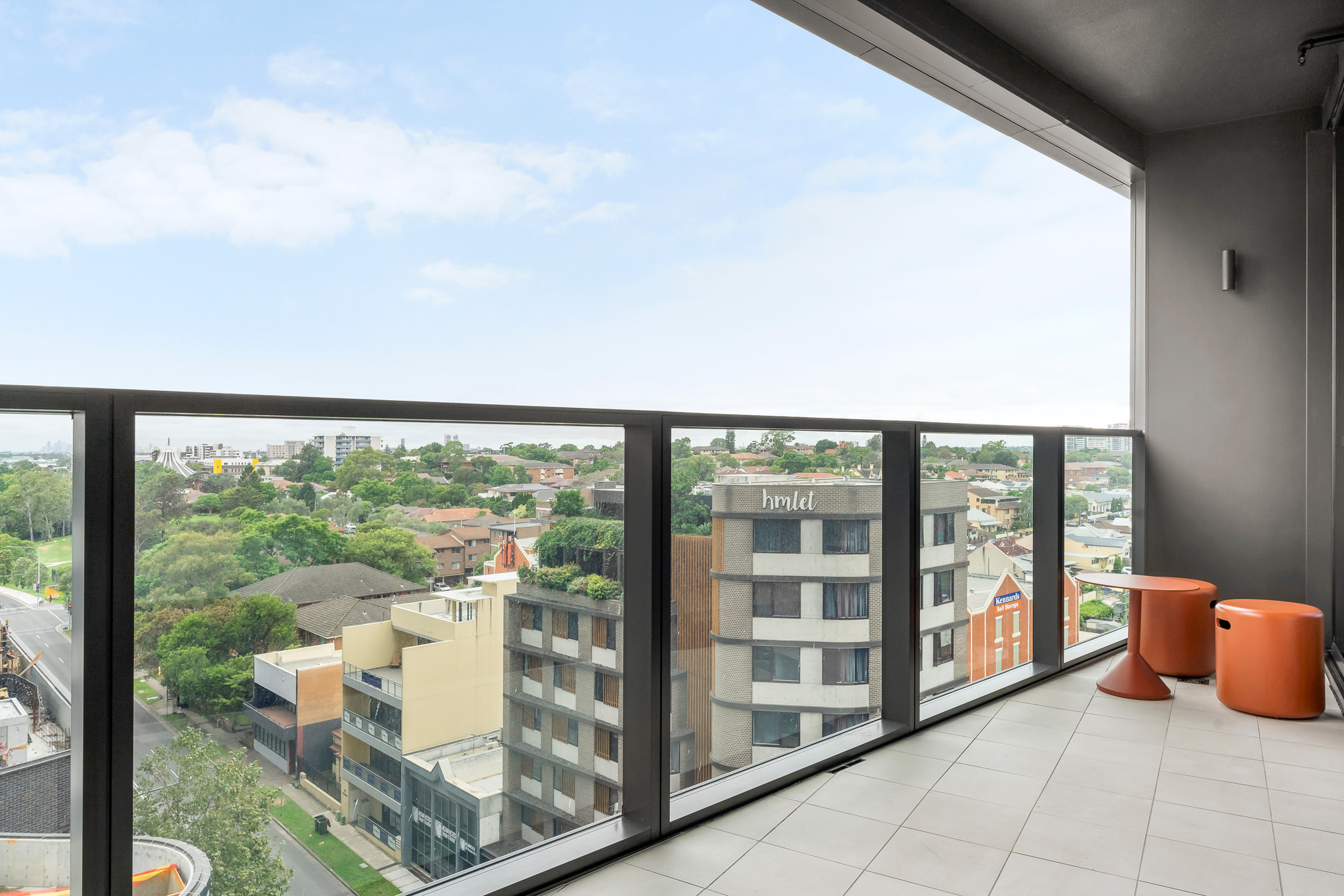 Balcony - Two Bedroom Apartment - Urban Rest Parramatta - Sydney