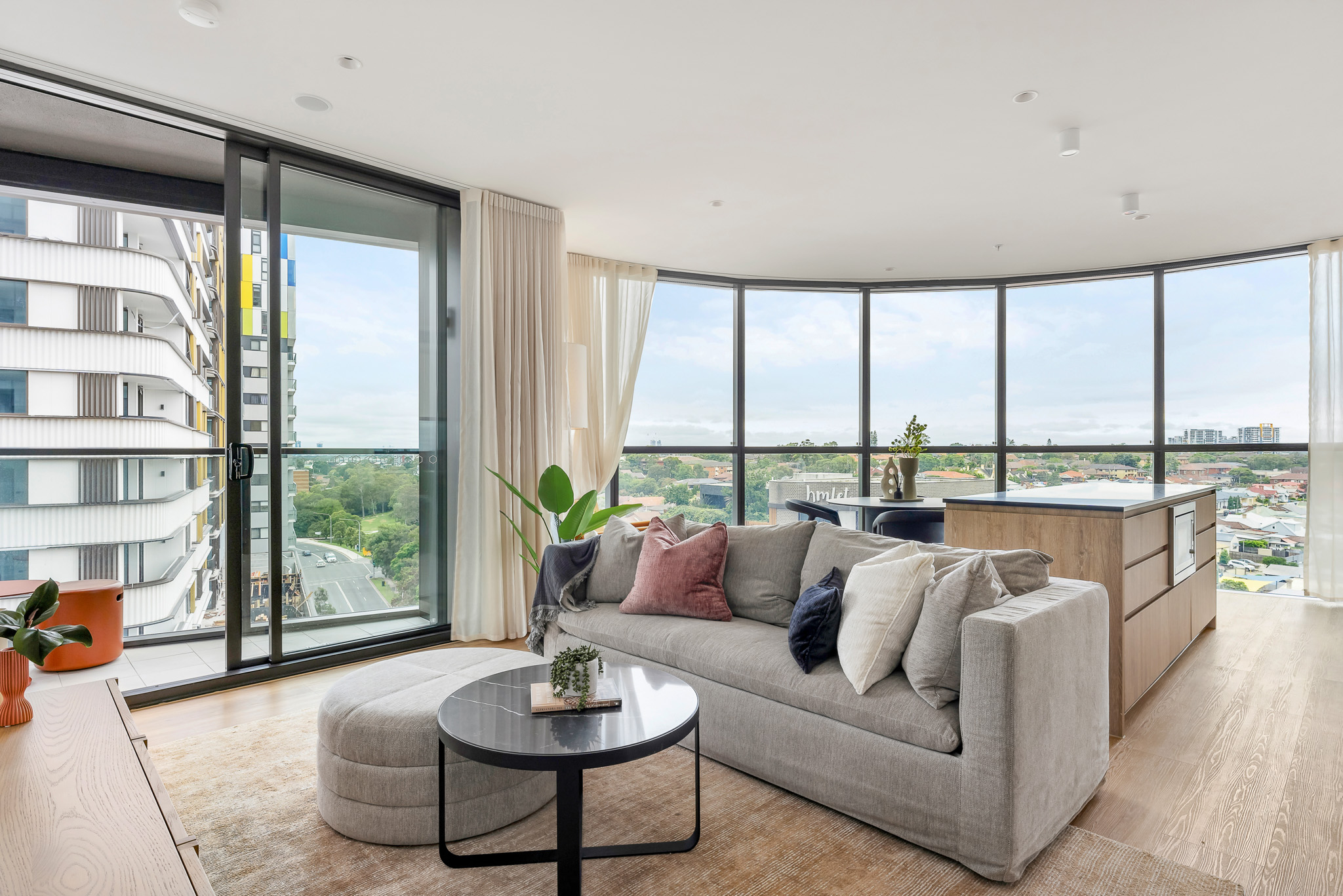 Lounge - Two Bedroom Apartment - Urban Rest Parramatta - Sydney