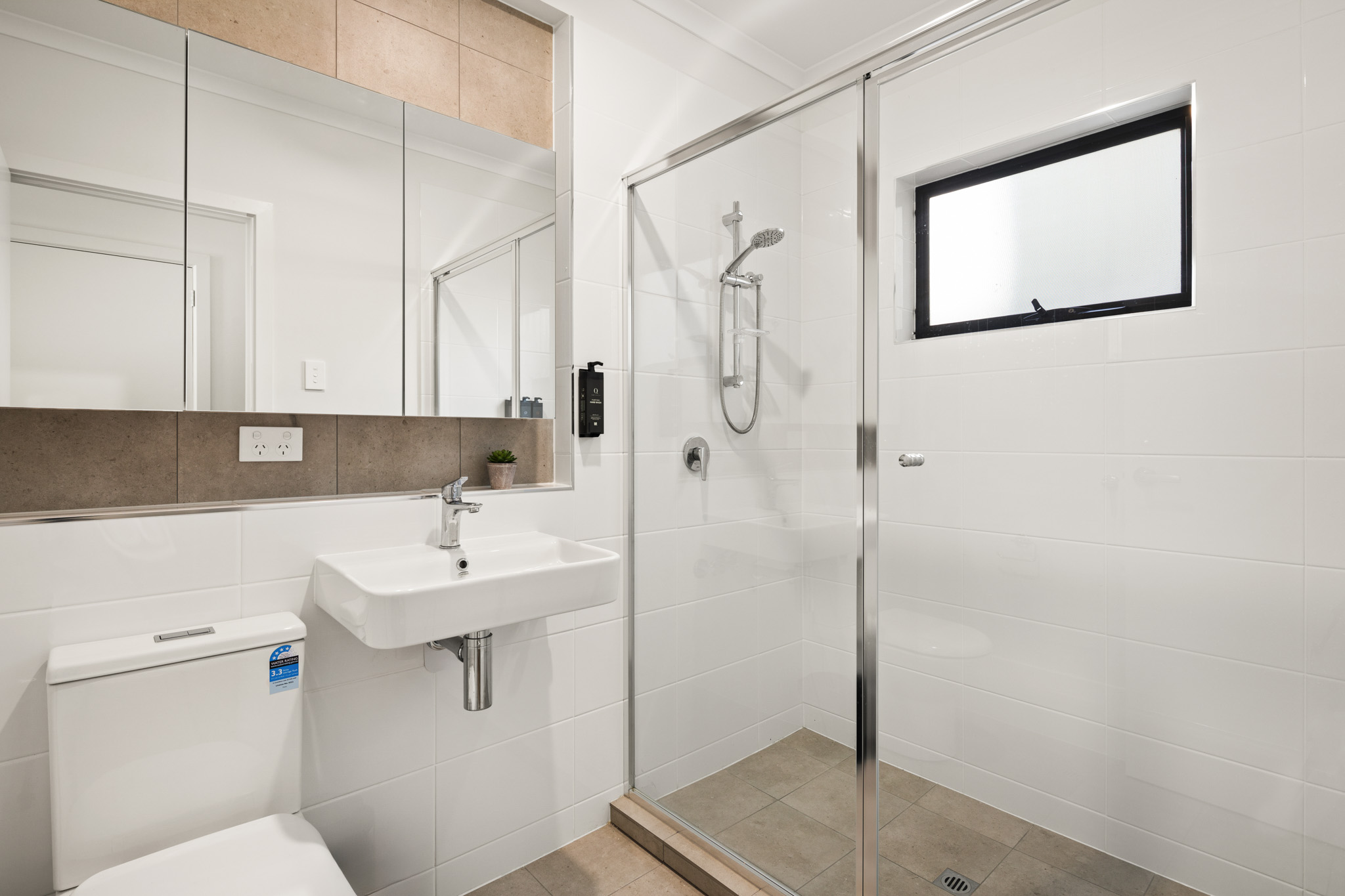 Bathroom - Two Bedroom Apartment - Urban Rest - Clare Street Apartments - Port Adelaide