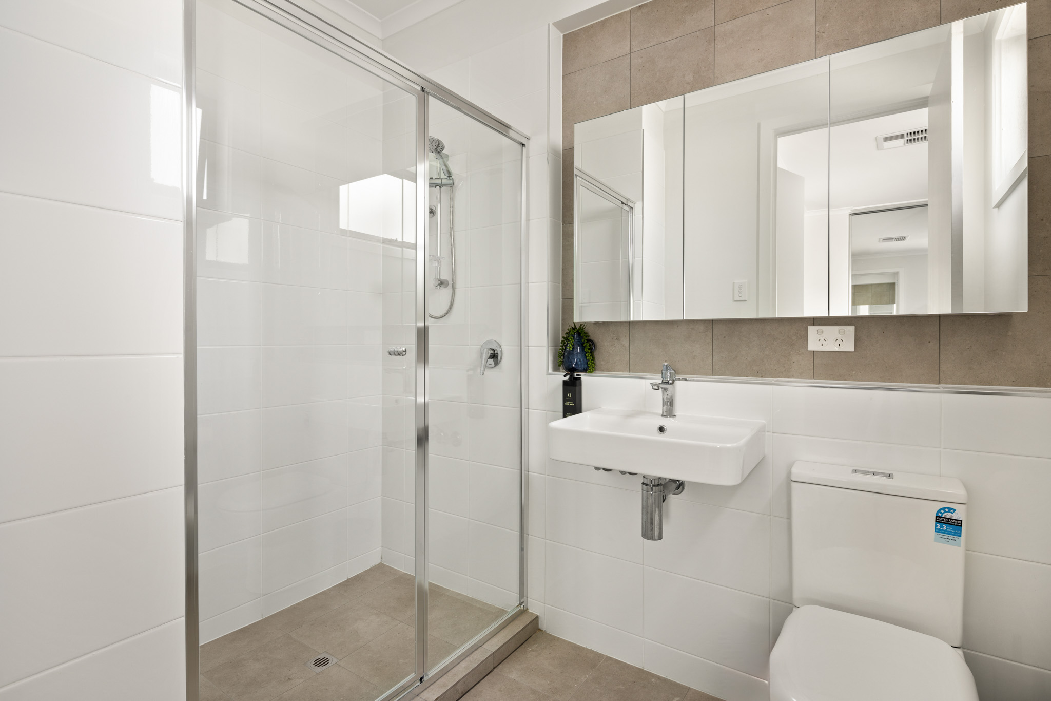 Bathroom - Two Bedroom Apartment - Urban Rest - Clare Street Apartments - Port Adelaide
