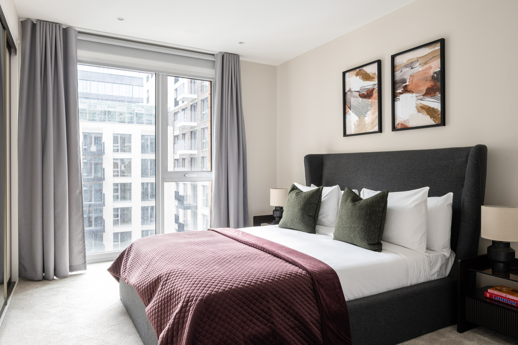 Bedroom - Two Bedroom Apartment - Urban rest Battersea Apartments - London - Urban Rest