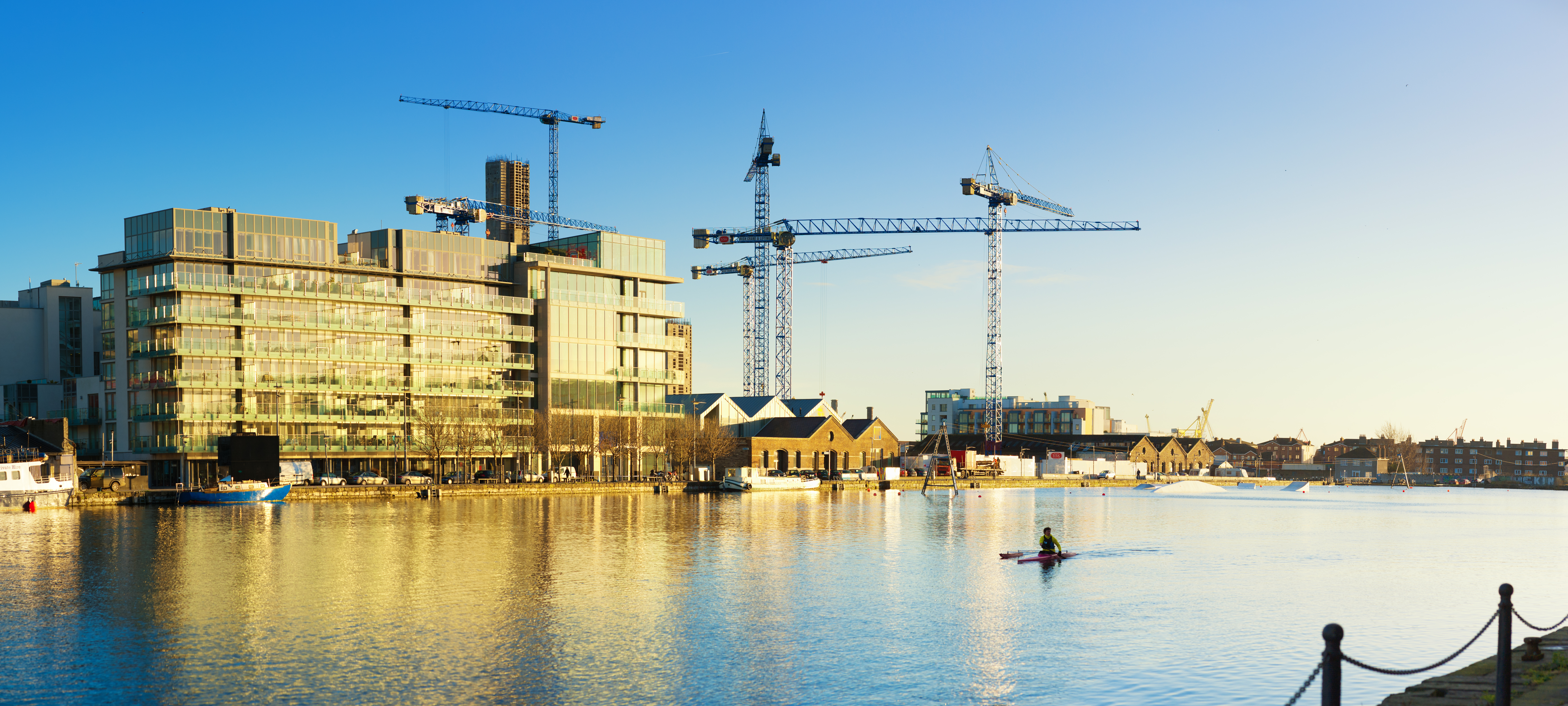 Kayaking in Dublin Docklands Urban Rest Serviced Apartments
