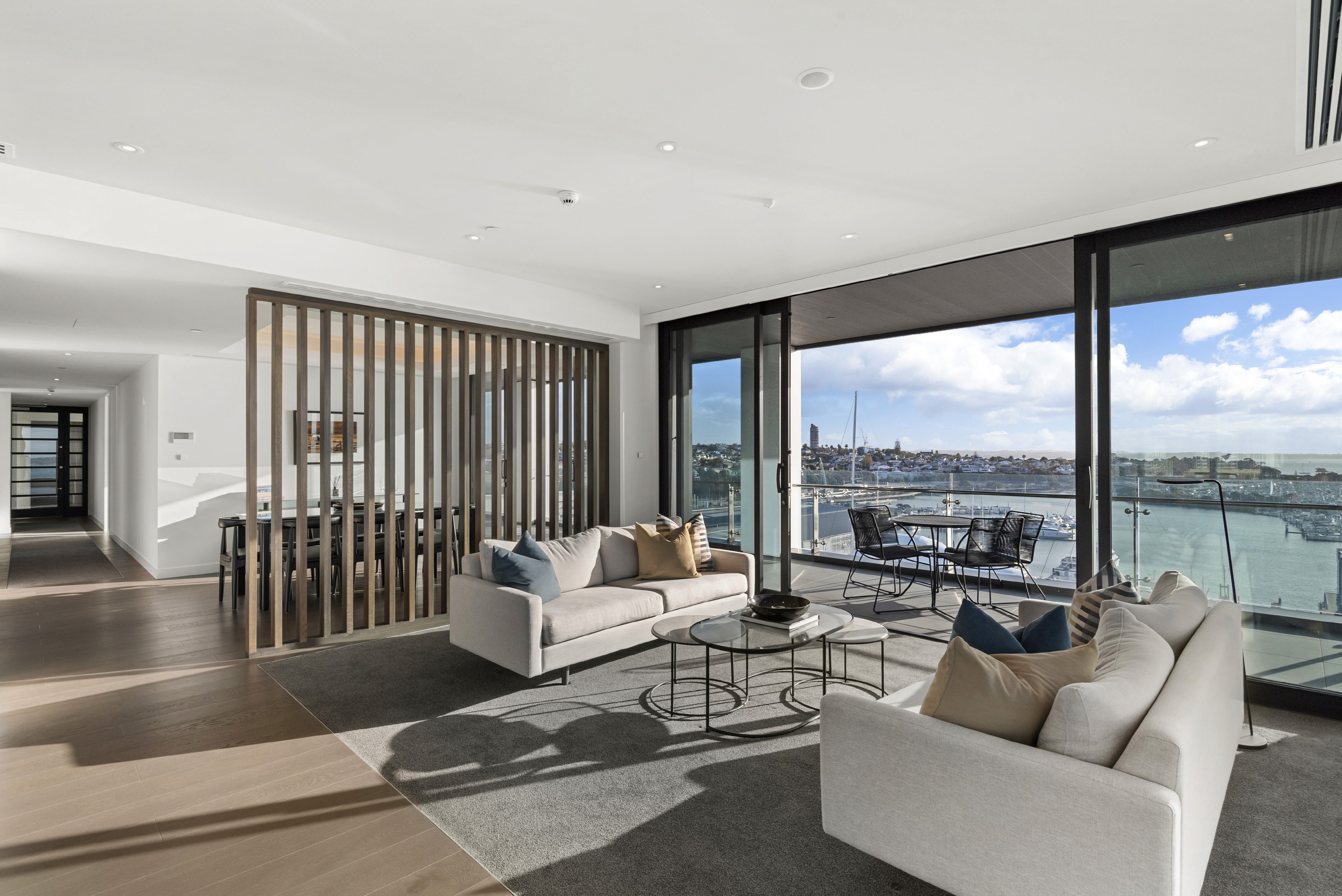 Lounge Room - Wynyard Quarter Apartments by Urban Rest - Auckland, New Zealand