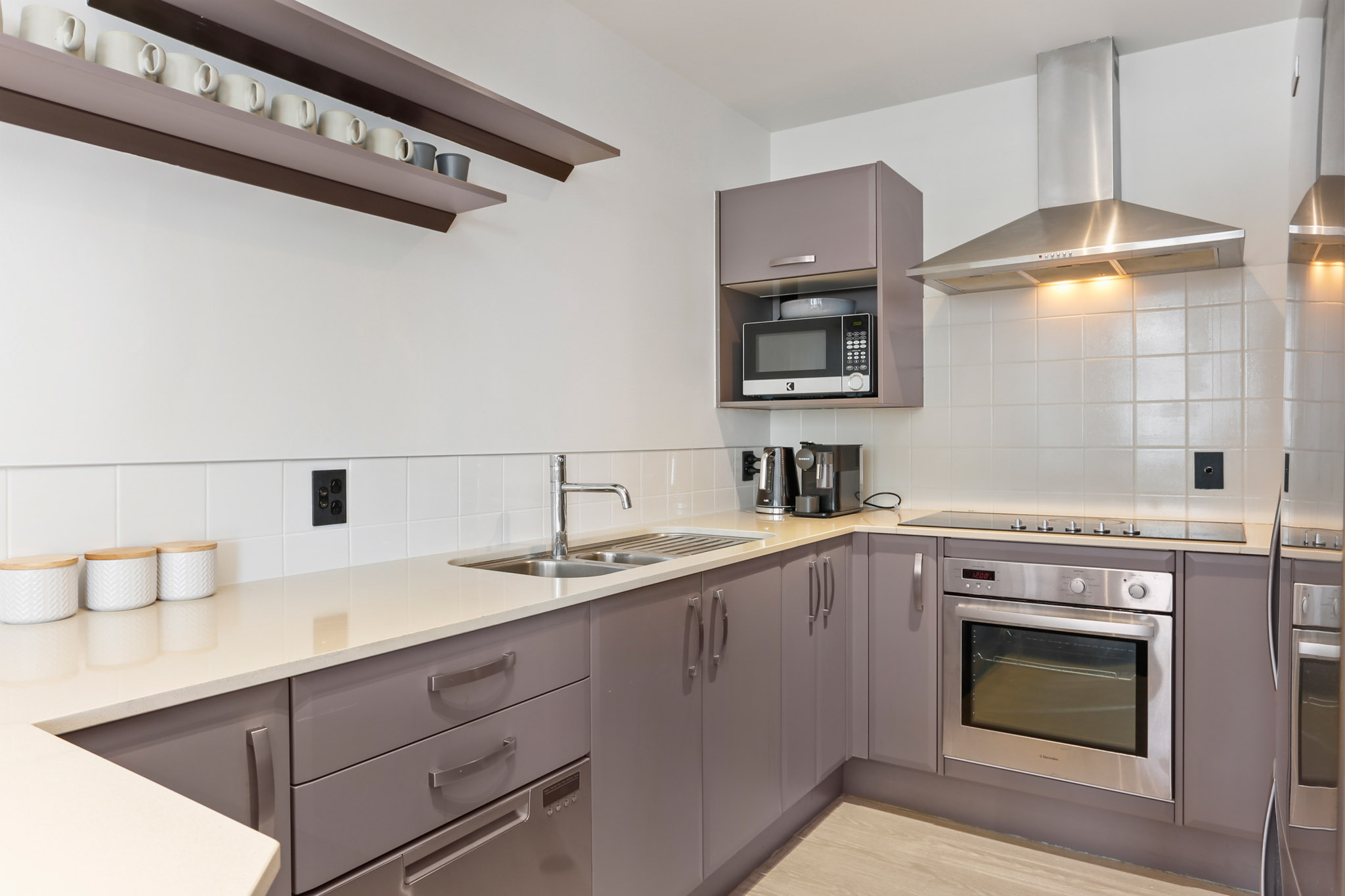 Kitchen - Emily Place Apartments by Urban Rest - Auckland, New Zealand