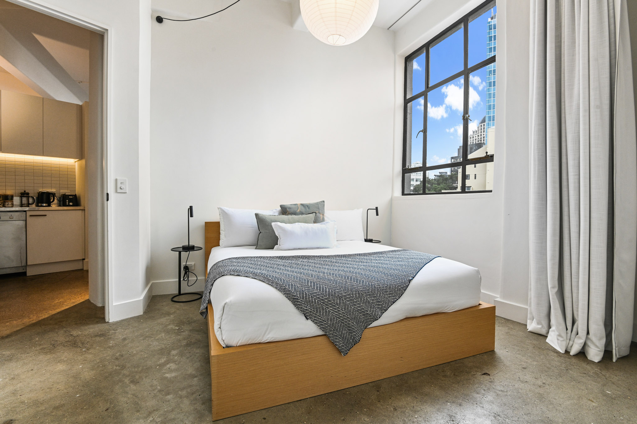 Bedroom - Emily Place Apartments by Urban Rest - Auckland, New Zealand