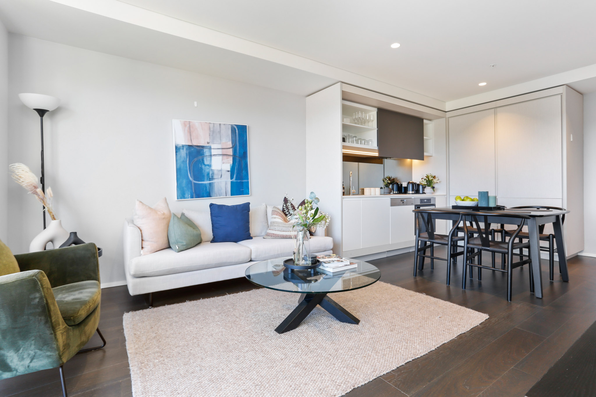 Lounge Room - The Grace Apartments by Urban Rest - Auckland New Zealand