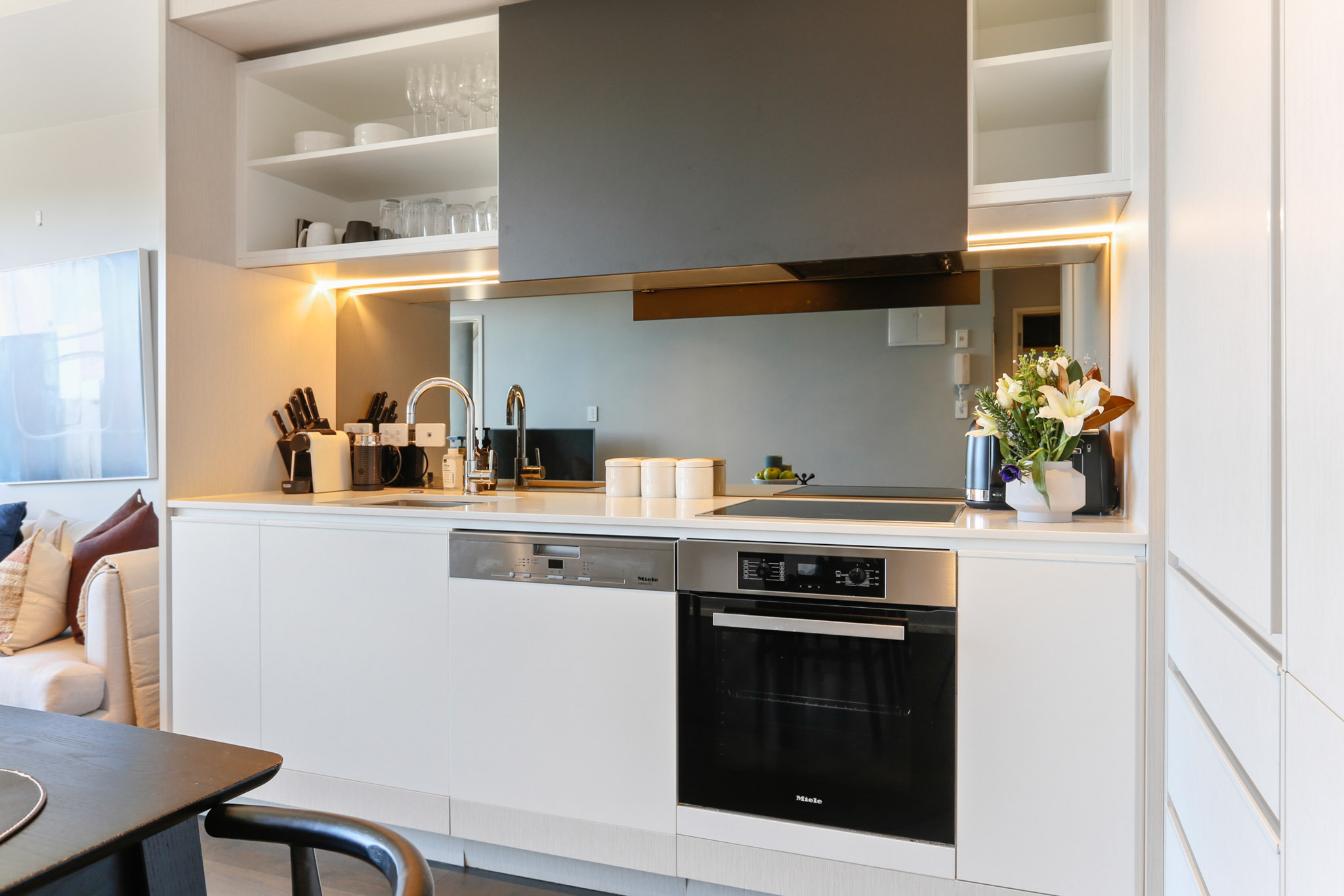 Kitchen - The Grace Apartments by Urban Rest - Auckland New Zealand