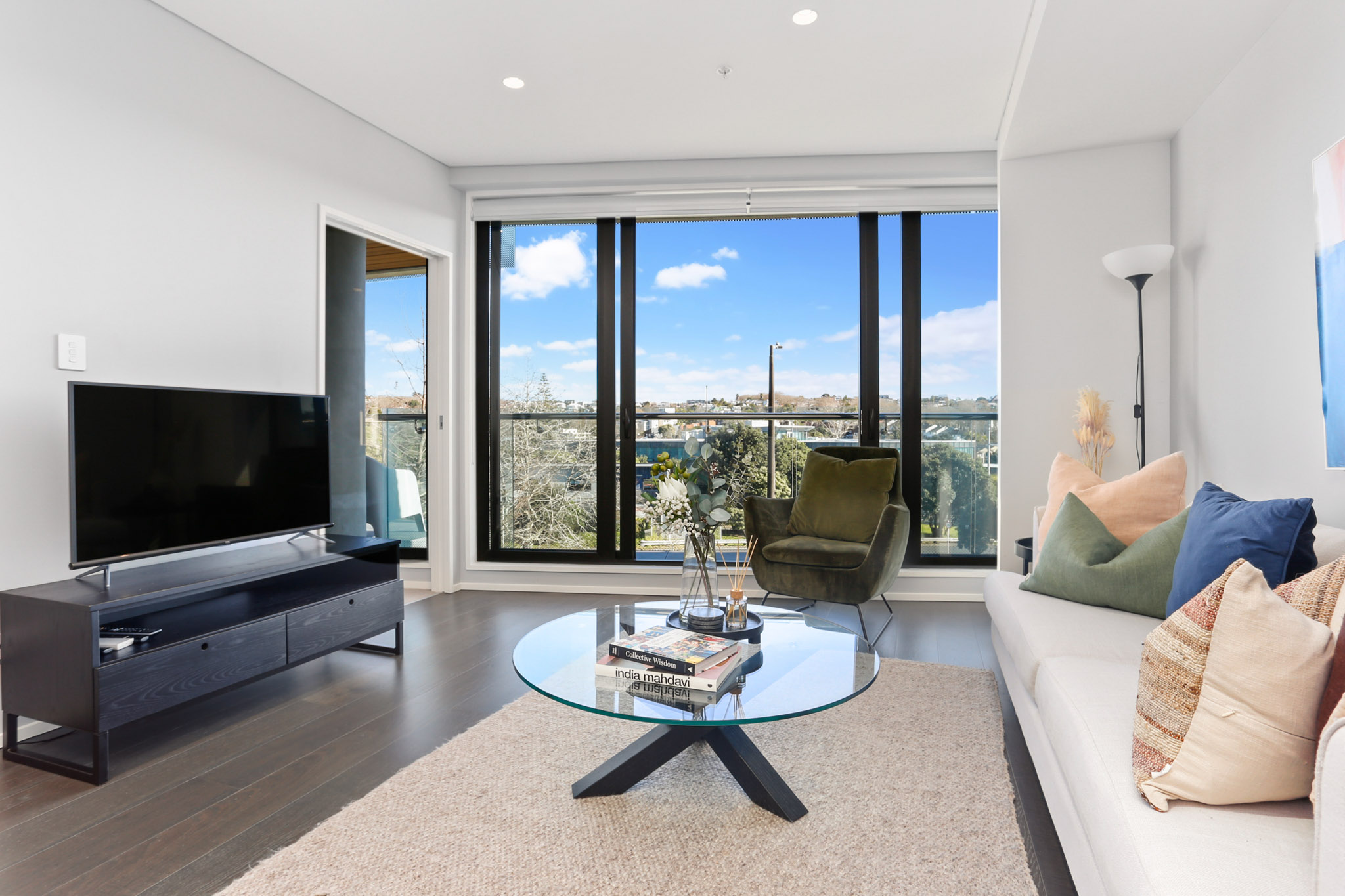 Lounge Room - The Grace Apartments by Urban Rest - Auckland New Zealand