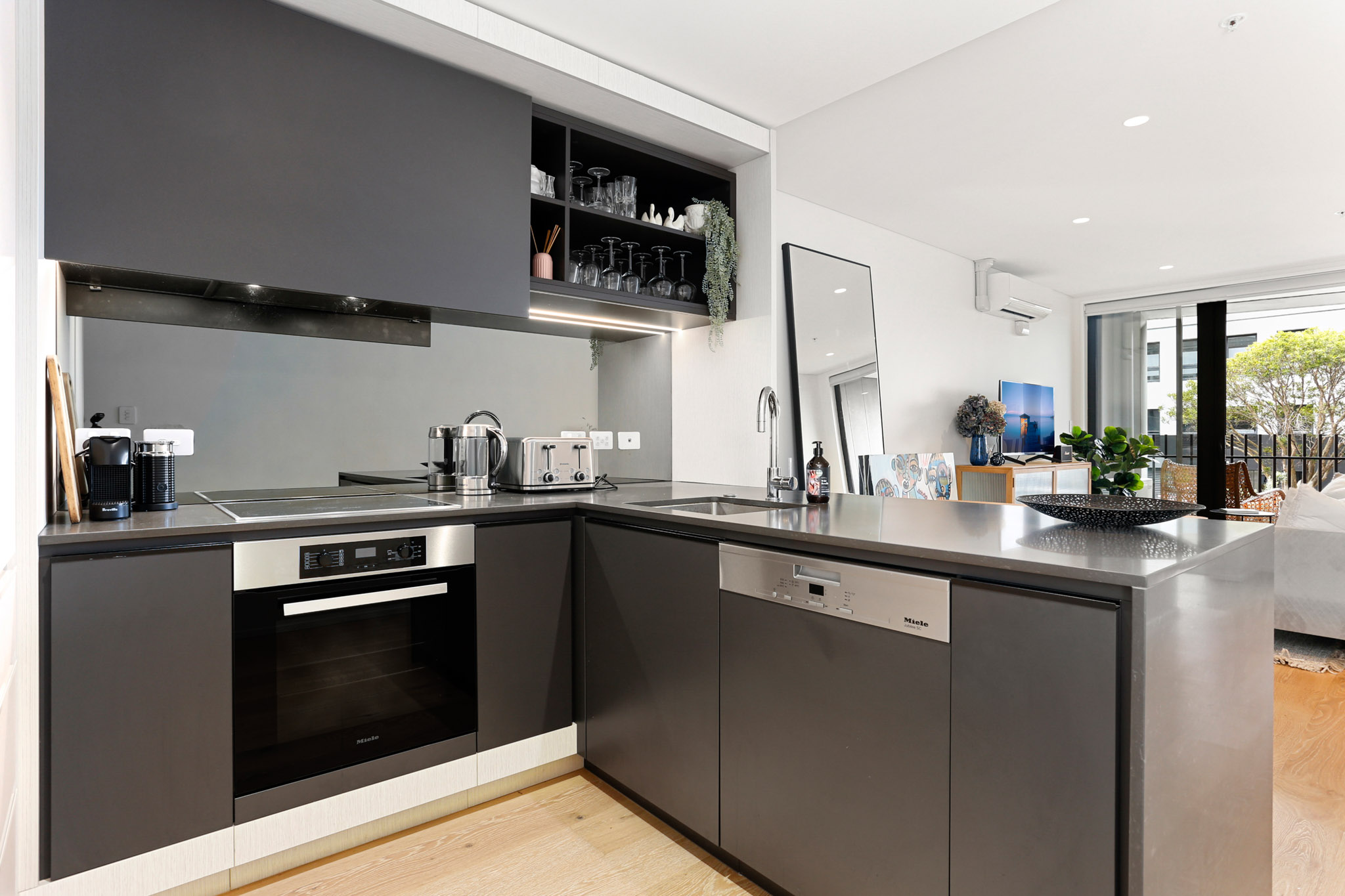 Kitchen - The Grace Apartments by Urban Rest - Auckland New Zealand
