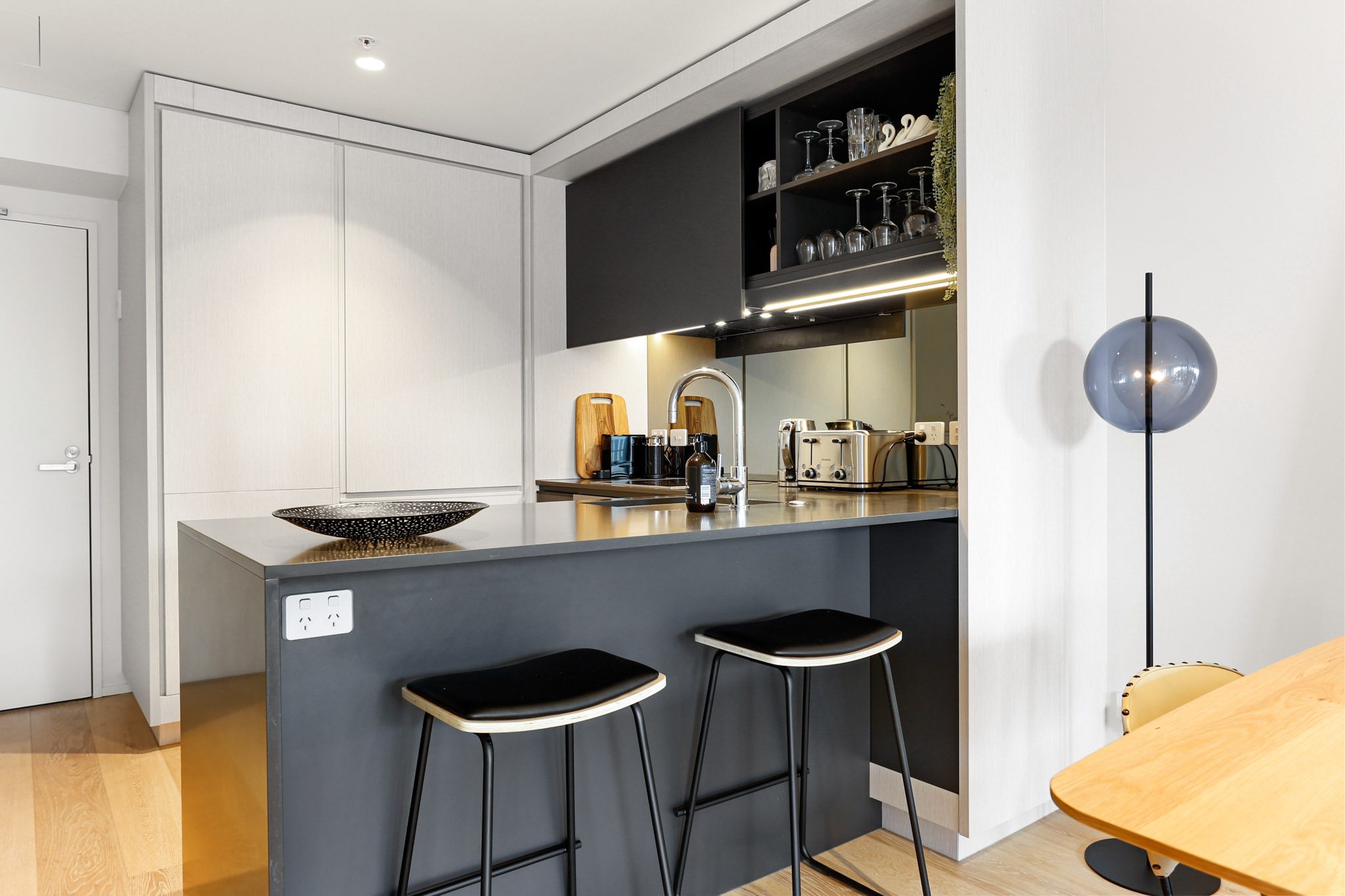 Kitchen - The Grace Apartments by Urban Rest - Auckland New Zealand