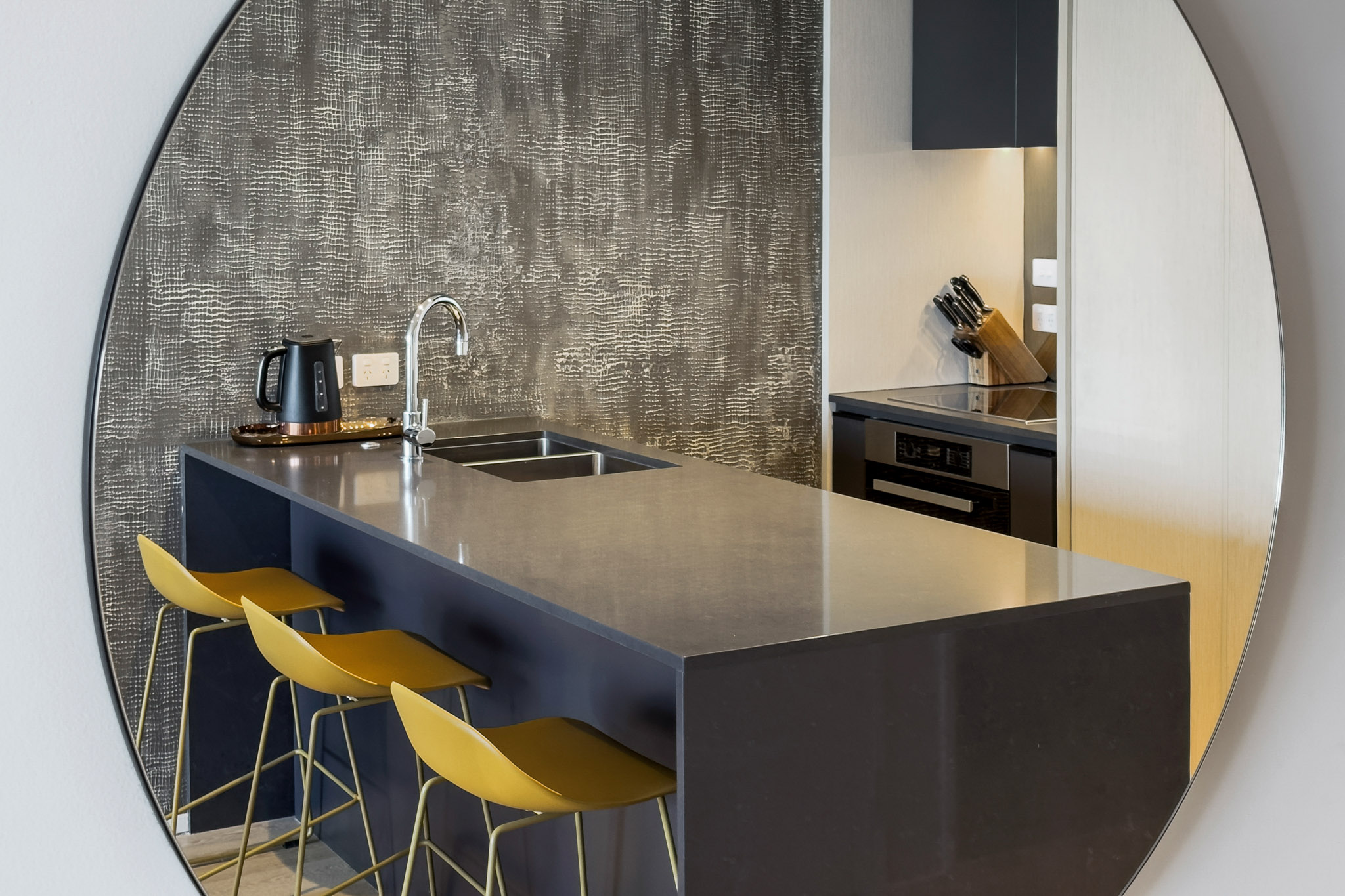 Kitchen - The Grace Apartments by Urban Rest - Auckland, New Zealand