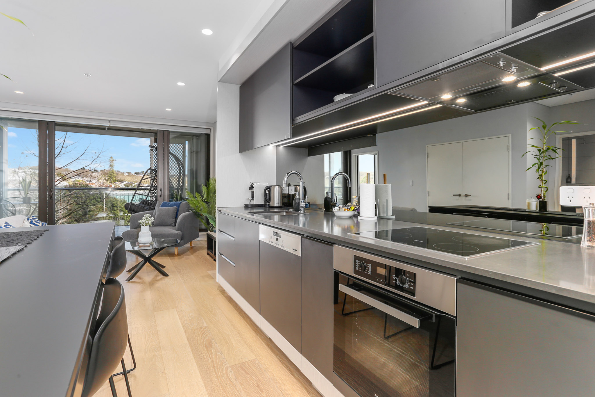 Kitchen - The Grace Apartments by Urban Rest - Auckland, New Zealand