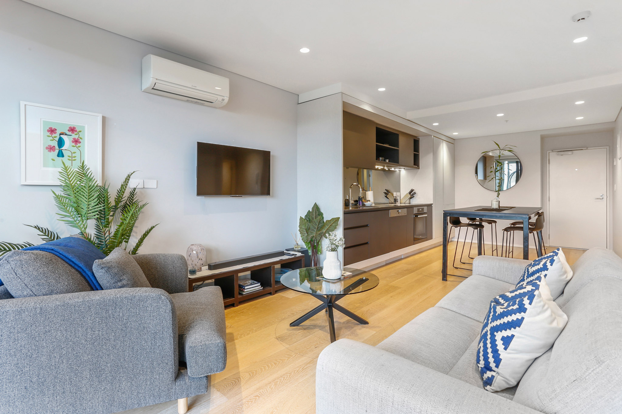 Living Room - The Grace Apartments by Urban Rest, -Auckland, New Zealand