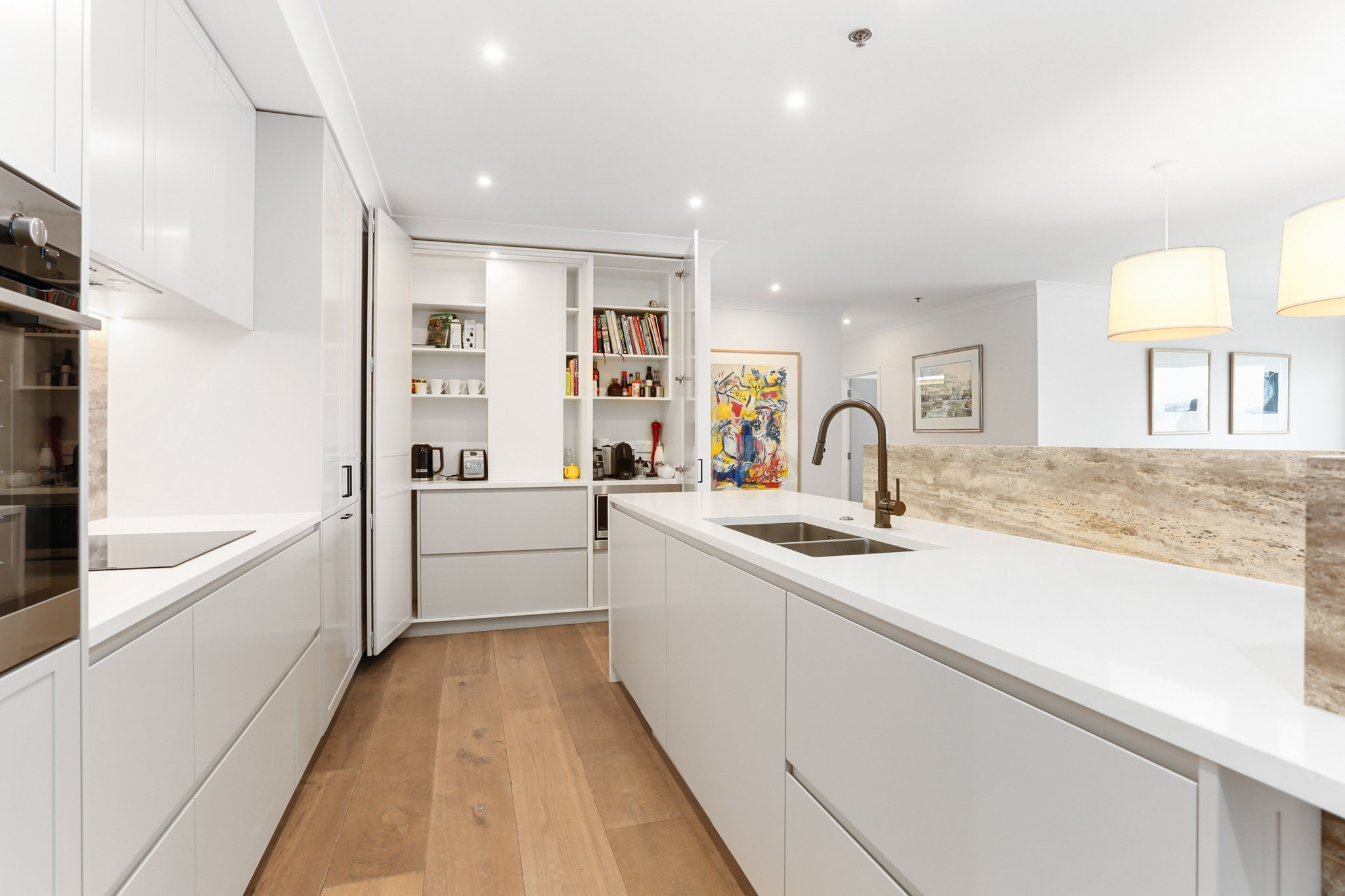 Kitchen - Princes Wharf Apartment by Urban Rest - Auckland, New Zealand