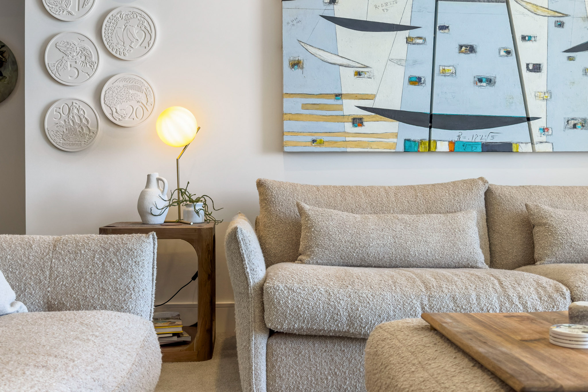Living Room - Lighter Quay Apartments by Urban Rest - Auckland, New Zealand
