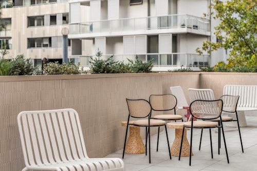 Outdoor Lounge Area, Communal Areas at Urban Rest Parramatta, Sydney