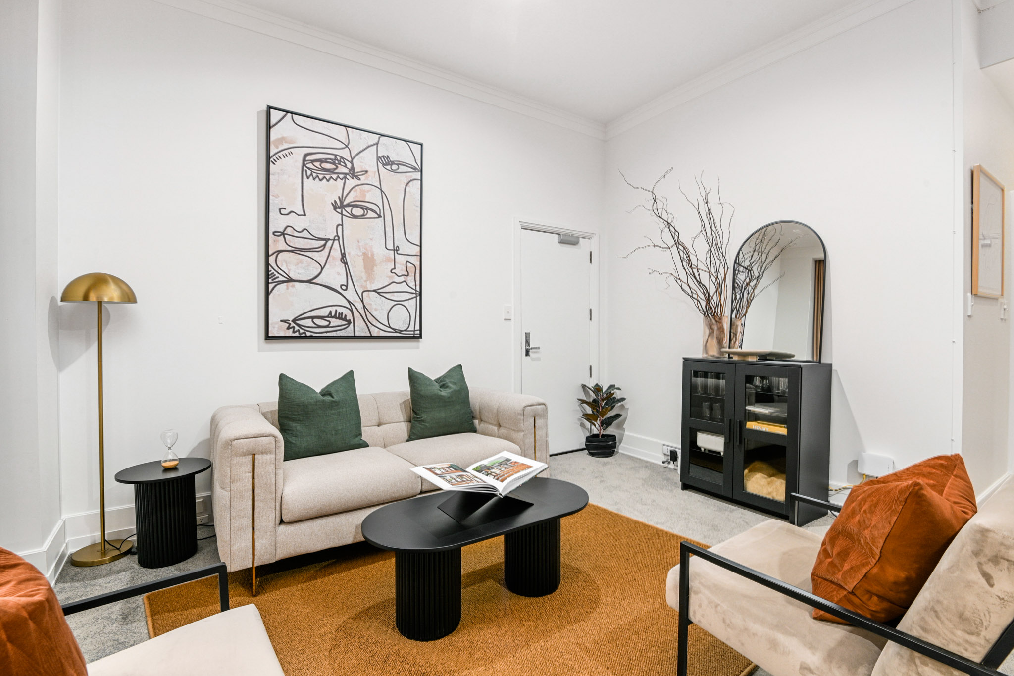 Living Room - The Heritage Apartments by Urban Rest - Auckland, New Zealand