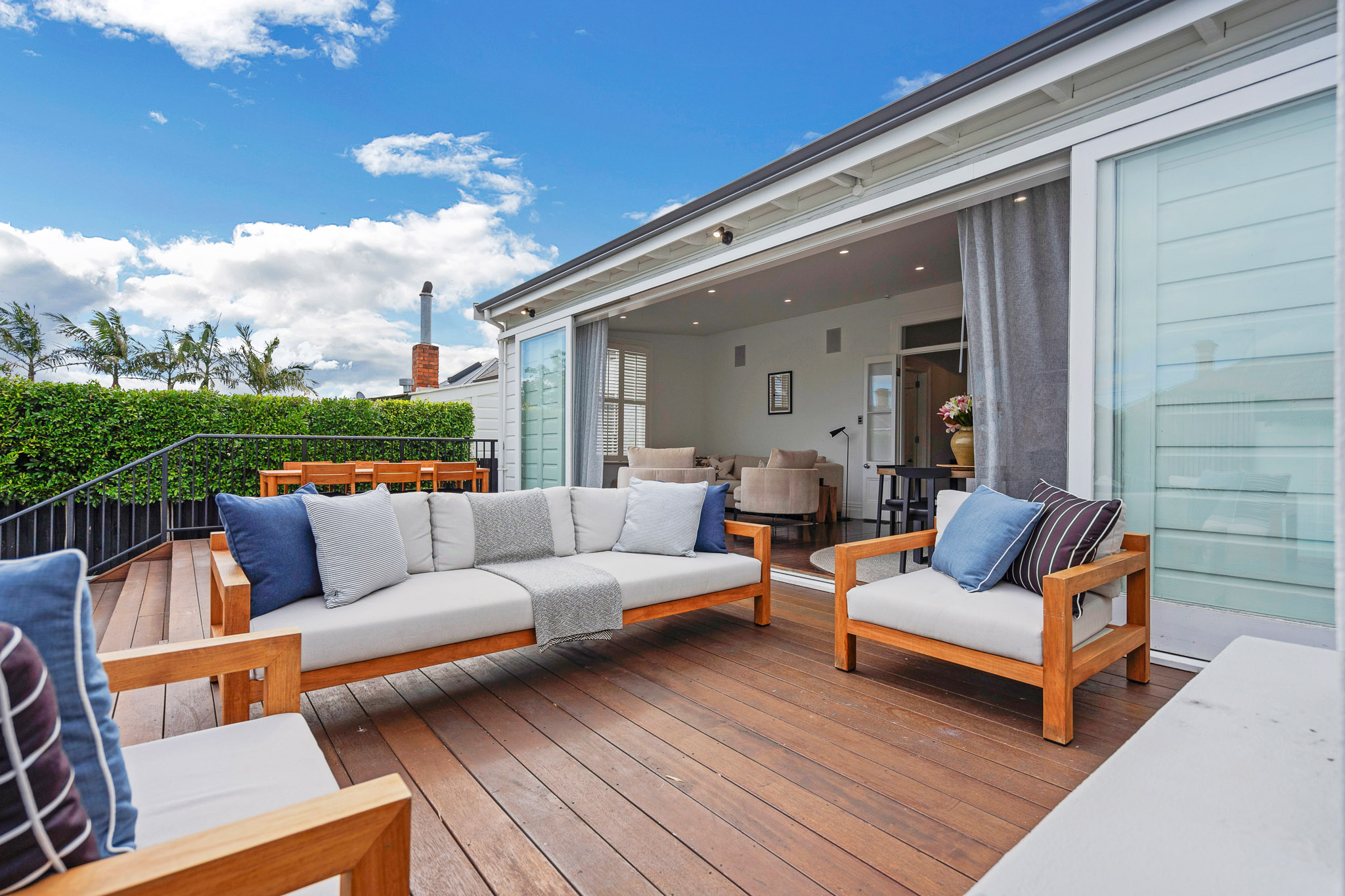 Outdoor Living Area - Cowen Street Home by Urban Rest - Auckland, New Zealand
