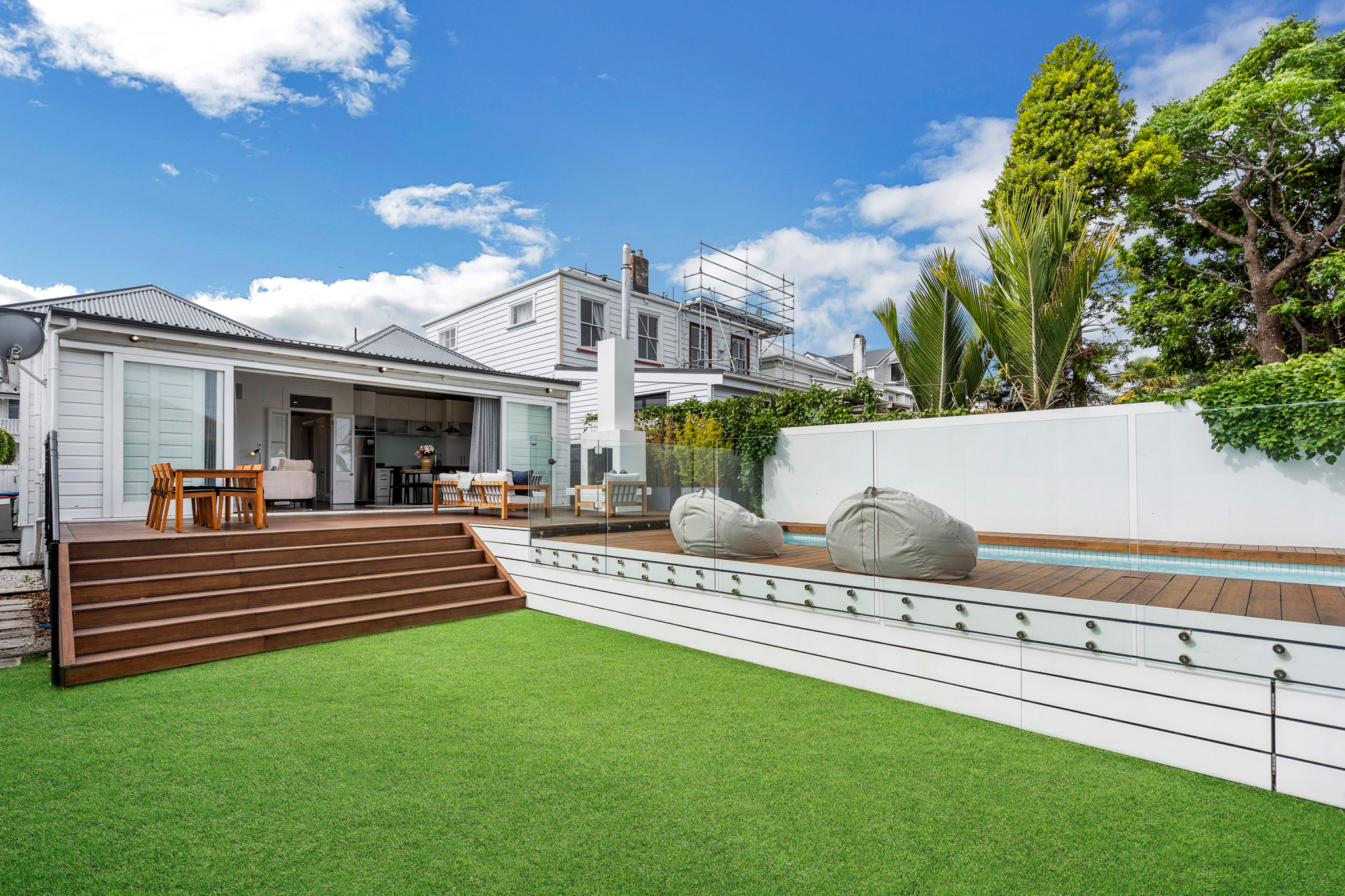 Backyard - Cowen Street Home by Urban Rest - Auckland, New Zealand