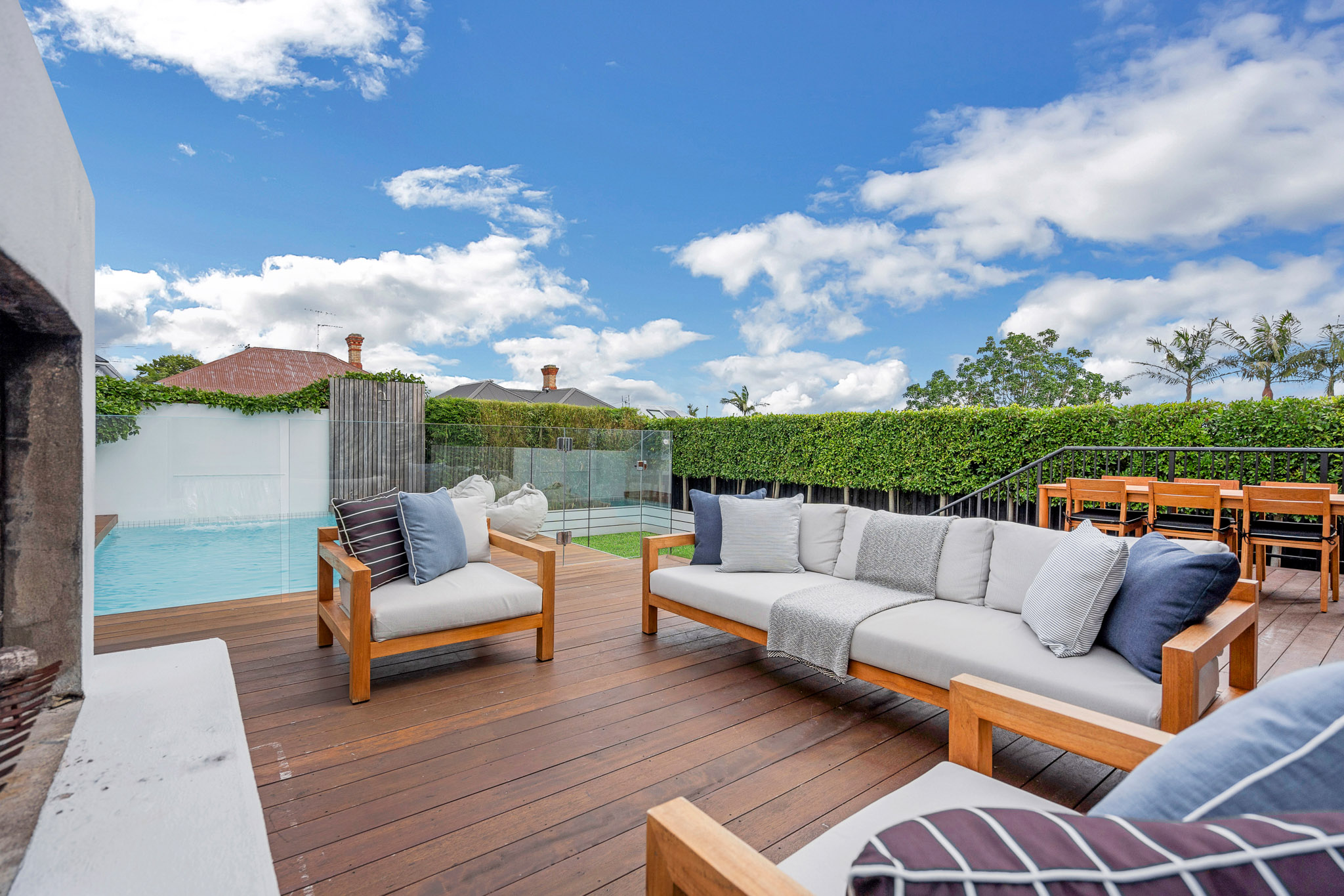 Outdoor Living Area - Cowen Street Home by Urban Rest - Auckland, New Zealand