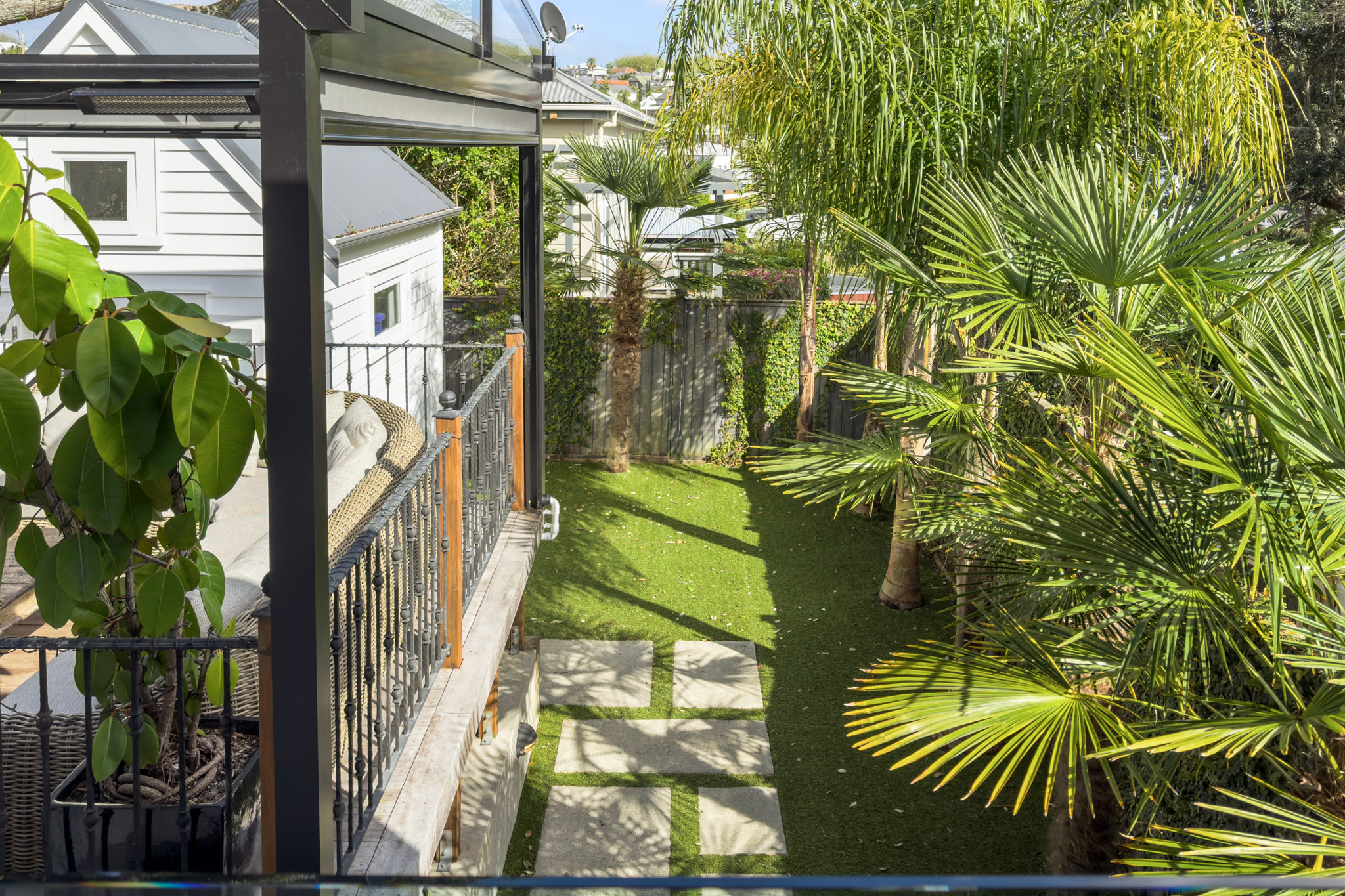 Backyard - Freemans Bay Home by Urban Rest - Auckland, New Zealand