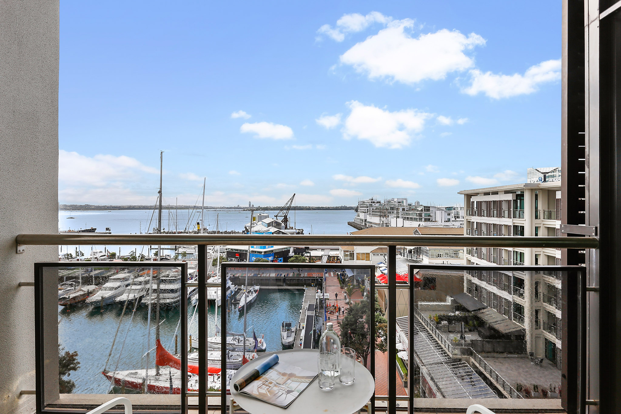 Balcony - Customs Street Apartments by Urban Rest - Auckland, New Zealand