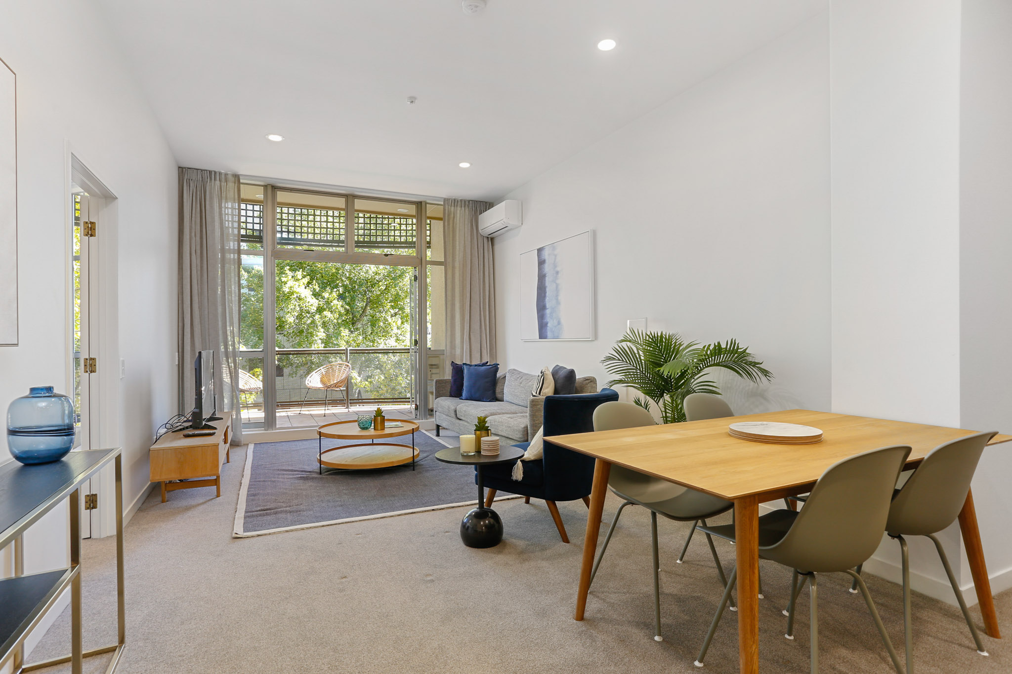 Living Room - Hobson Quay Apartments by Urban Rest - Auckland, New Zealand