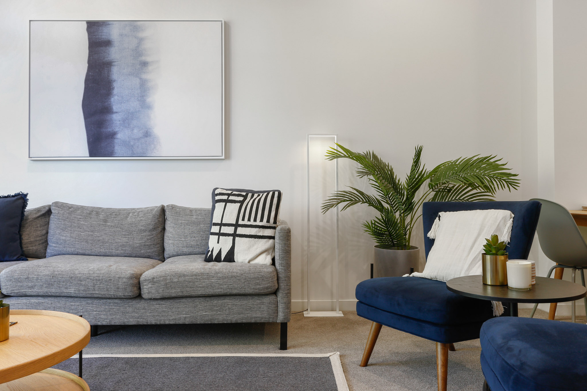 Living Room - Hobson Quay Apartments by Urban Rest - Auckland, New Zealand