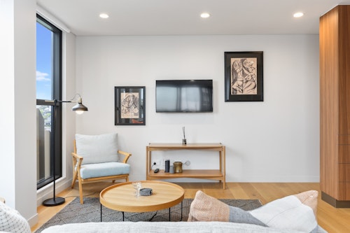 Living Room - Lighthouse Apartments by Urban Rest - Auckland, New Zealand